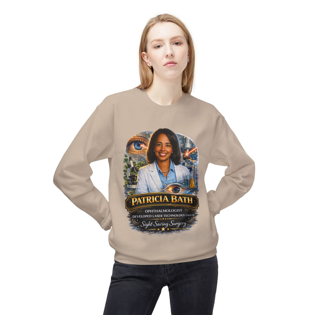 Patricia Bath Ophthalmologist Tribute Crewneck Sweatshirt