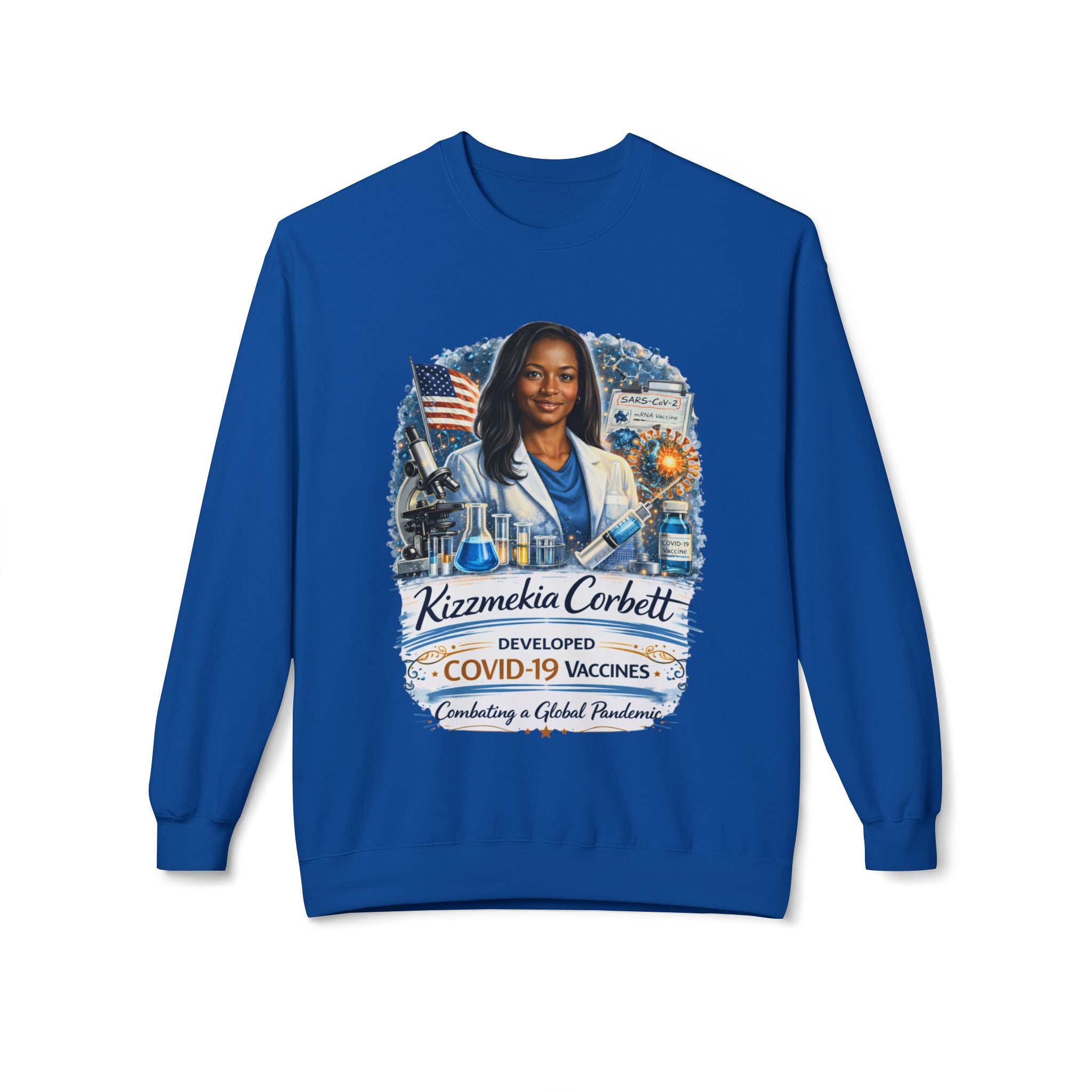 Kizzmekia Corbett Immunologist Tribute Crewneck Sweatshirt