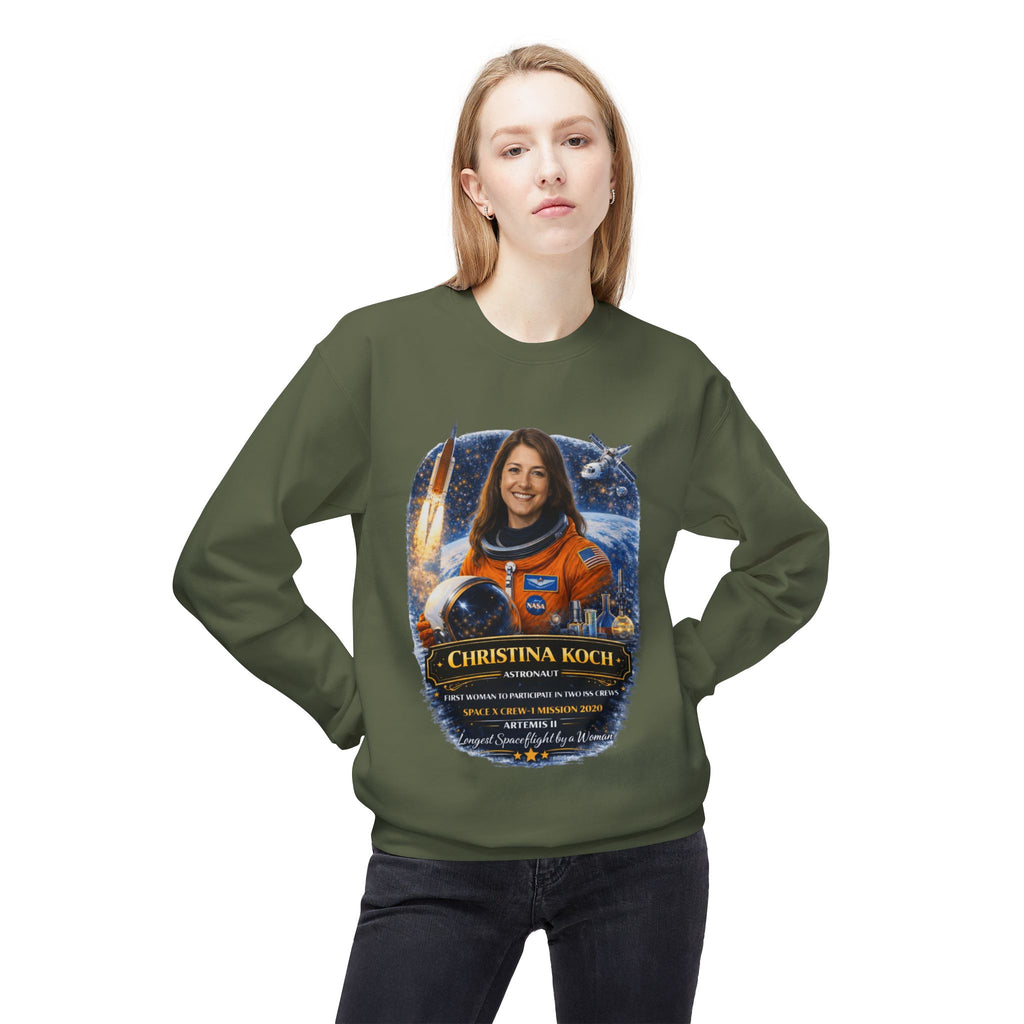 Christina Koch Astronaut Sweatshirt Scientist Tribute Pullover