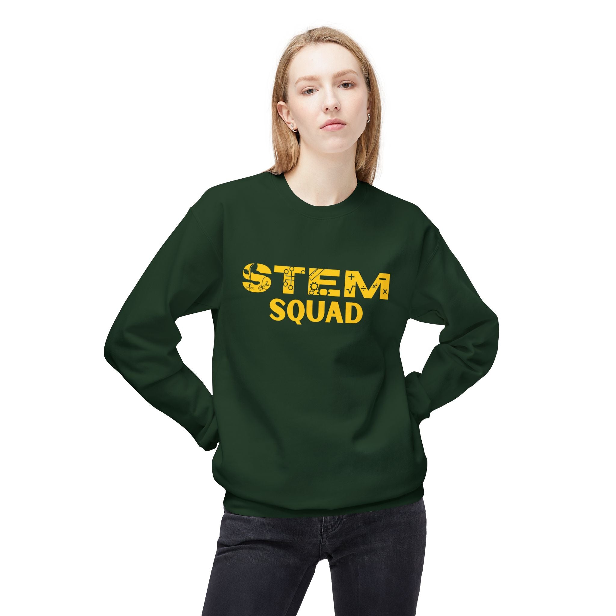 STEM Squad Crewneck Science Team Sweatshirt
