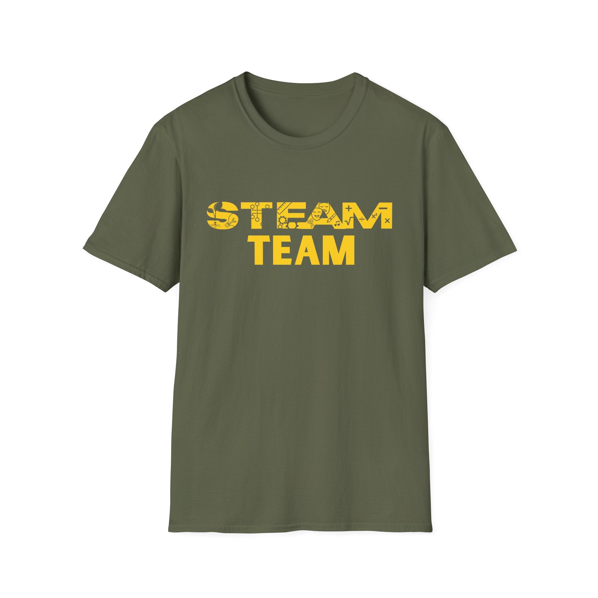 STEAM Team T-Shirt | Science Engineering Math Art Tech Tee