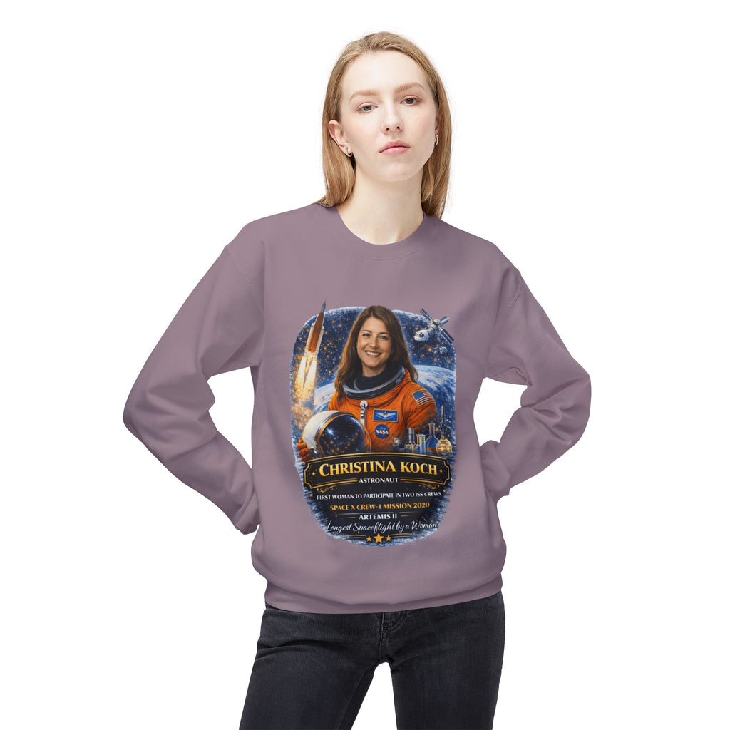 Christina Koch Astronaut Sweatshirt Scientist Tribute Pullover