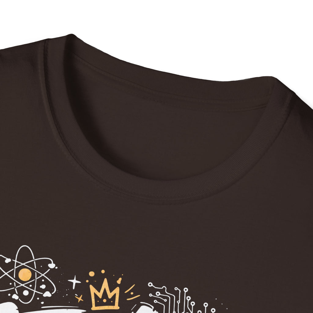 Adult STEMinist Graffiti T-Shirt — Feminist Science Design for Women in STEM