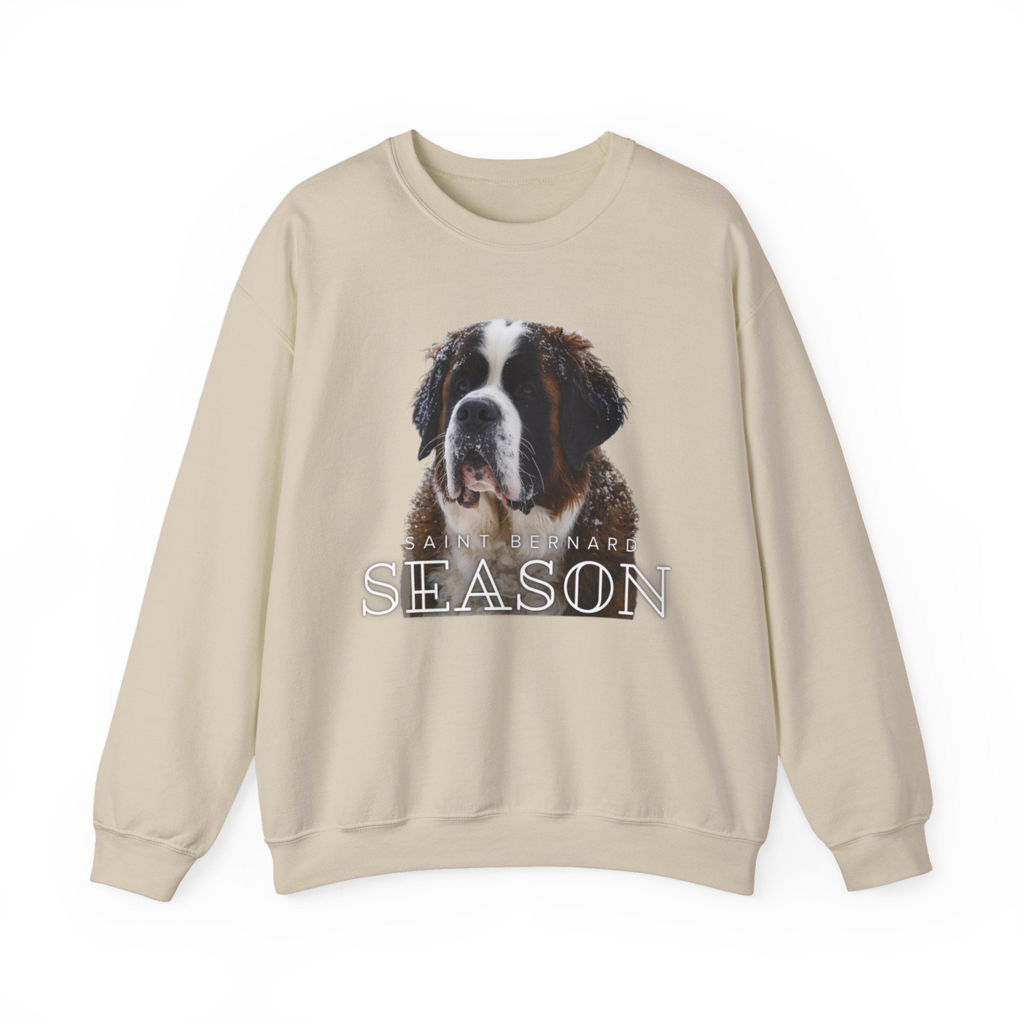 Saint Bernard Season Sweatshirt – Cute Dog Lover Crewneck