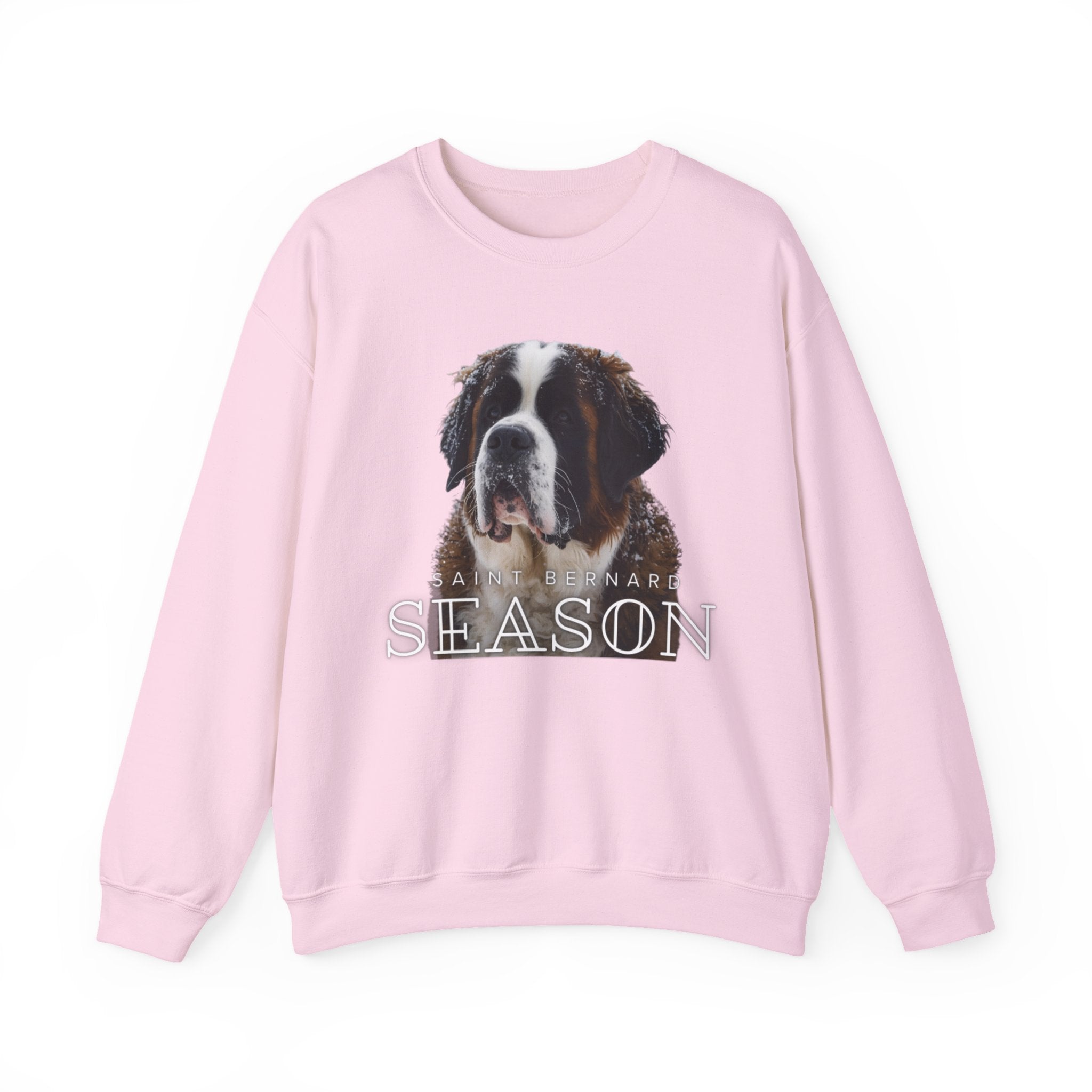 Saint Bernard Season Sweatshirt – Cute Dog Lover Crewneck