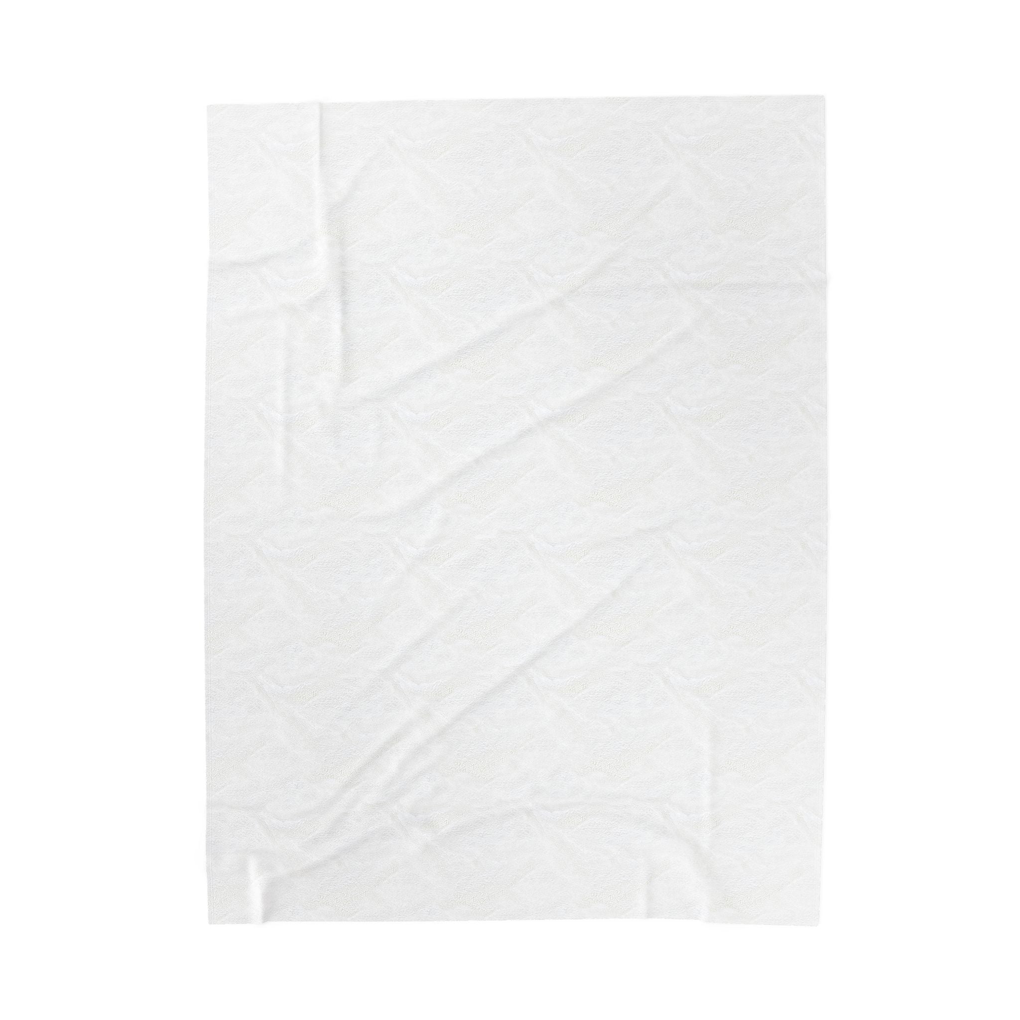 Saint Bernard Paw Print Velveteen Plush Blanket — Cozy Holiday Dog Throw