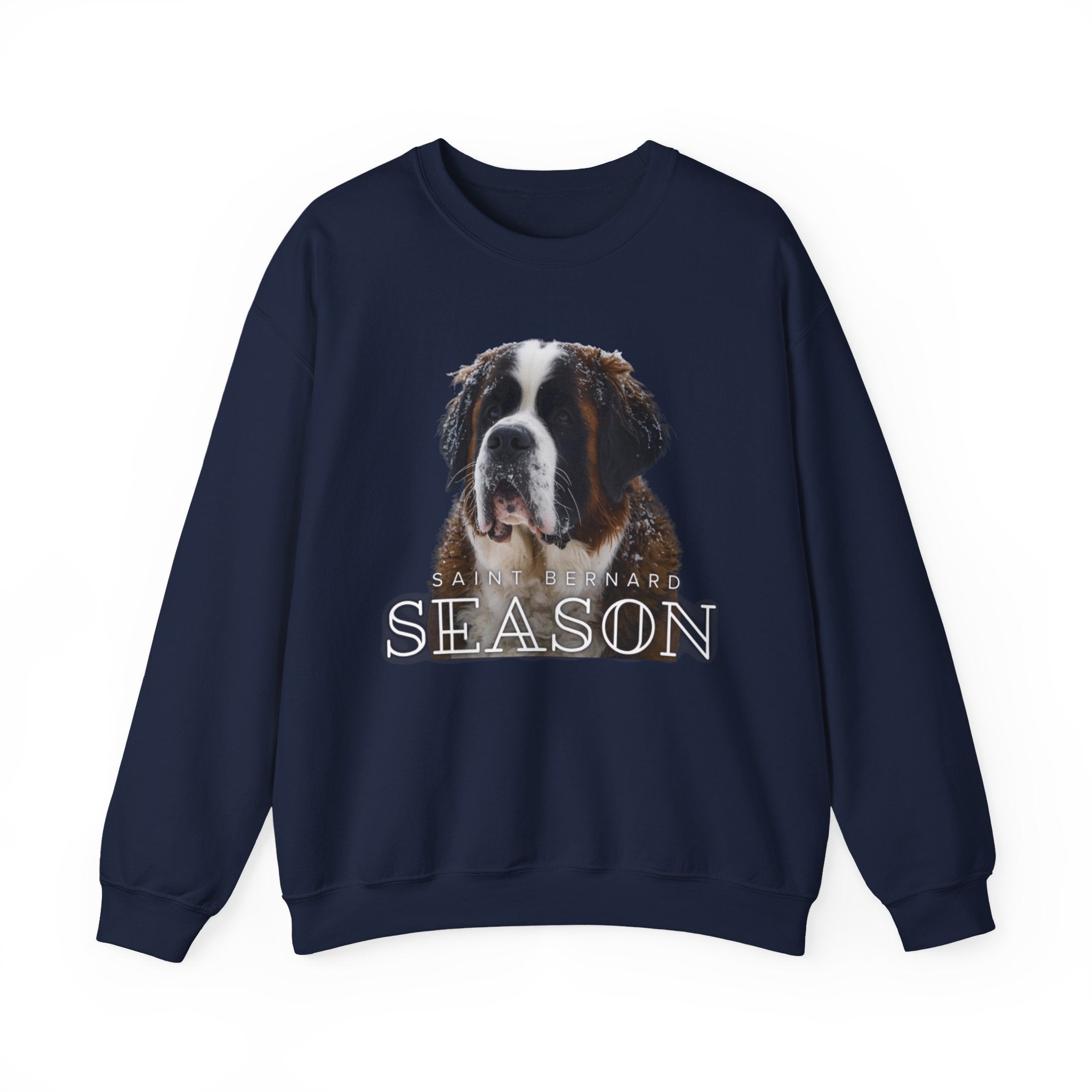 Saint Bernard Season Sweatshirt – Cute Dog Lover Crewneck