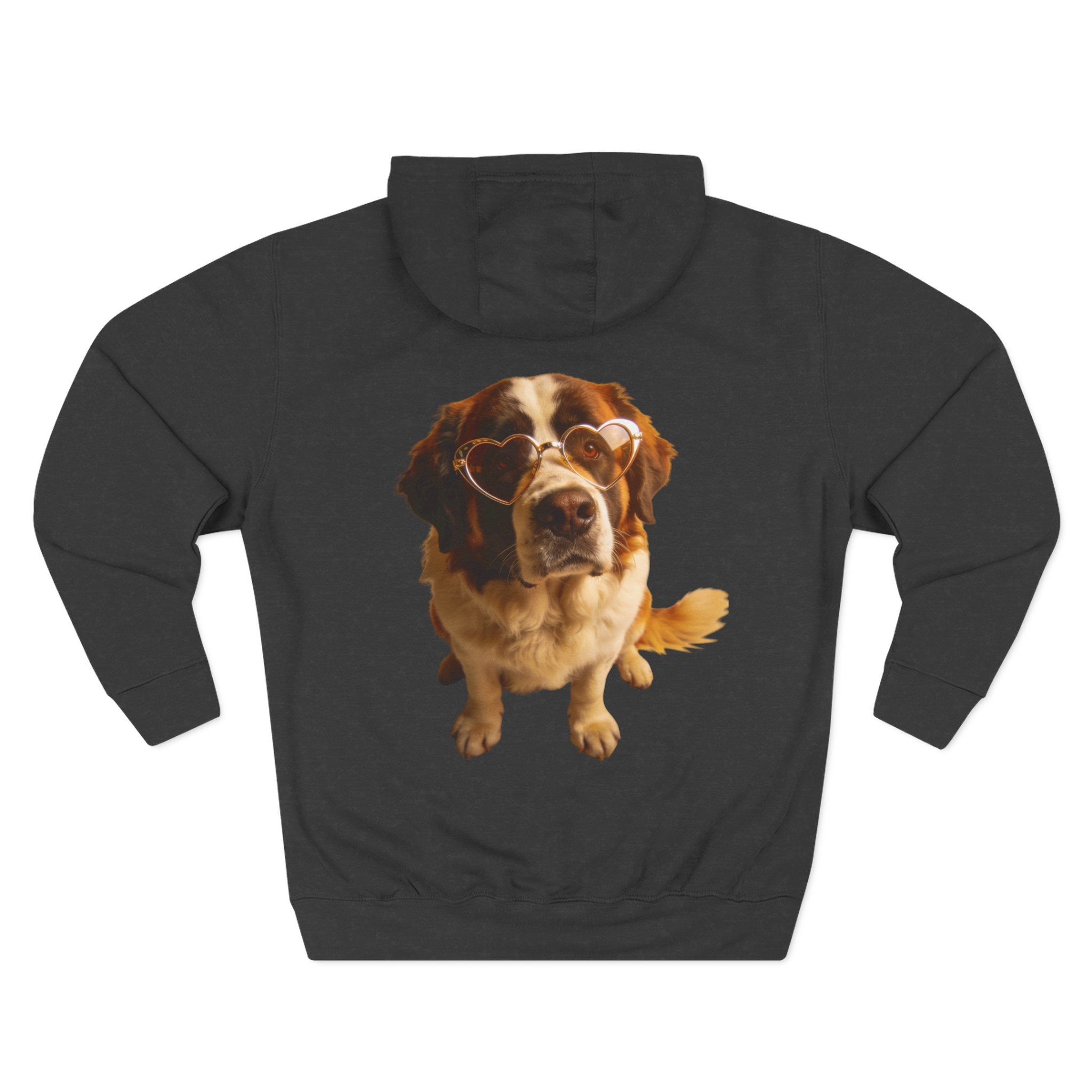 Big Dog, Big Heart-St. Bernard Valentine's Hoodie