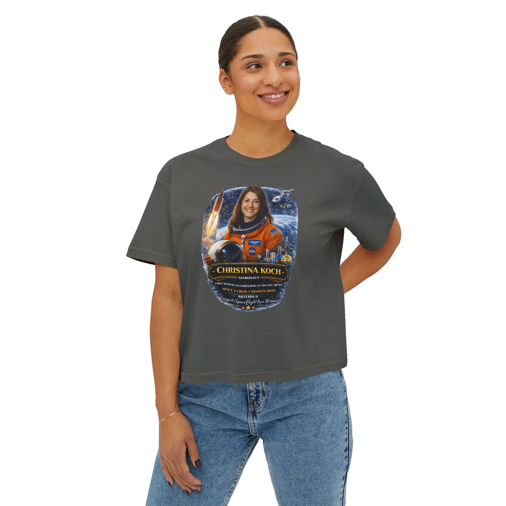 Christina Koch Tribute Women's Boxy Graphic Tee