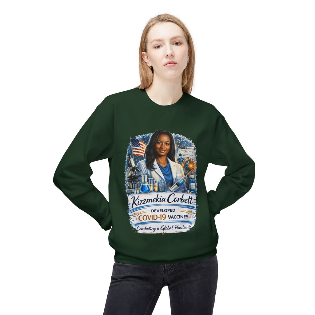 Kizzmekia Corbett Immunologist Tribute Crewneck Sweatshirt