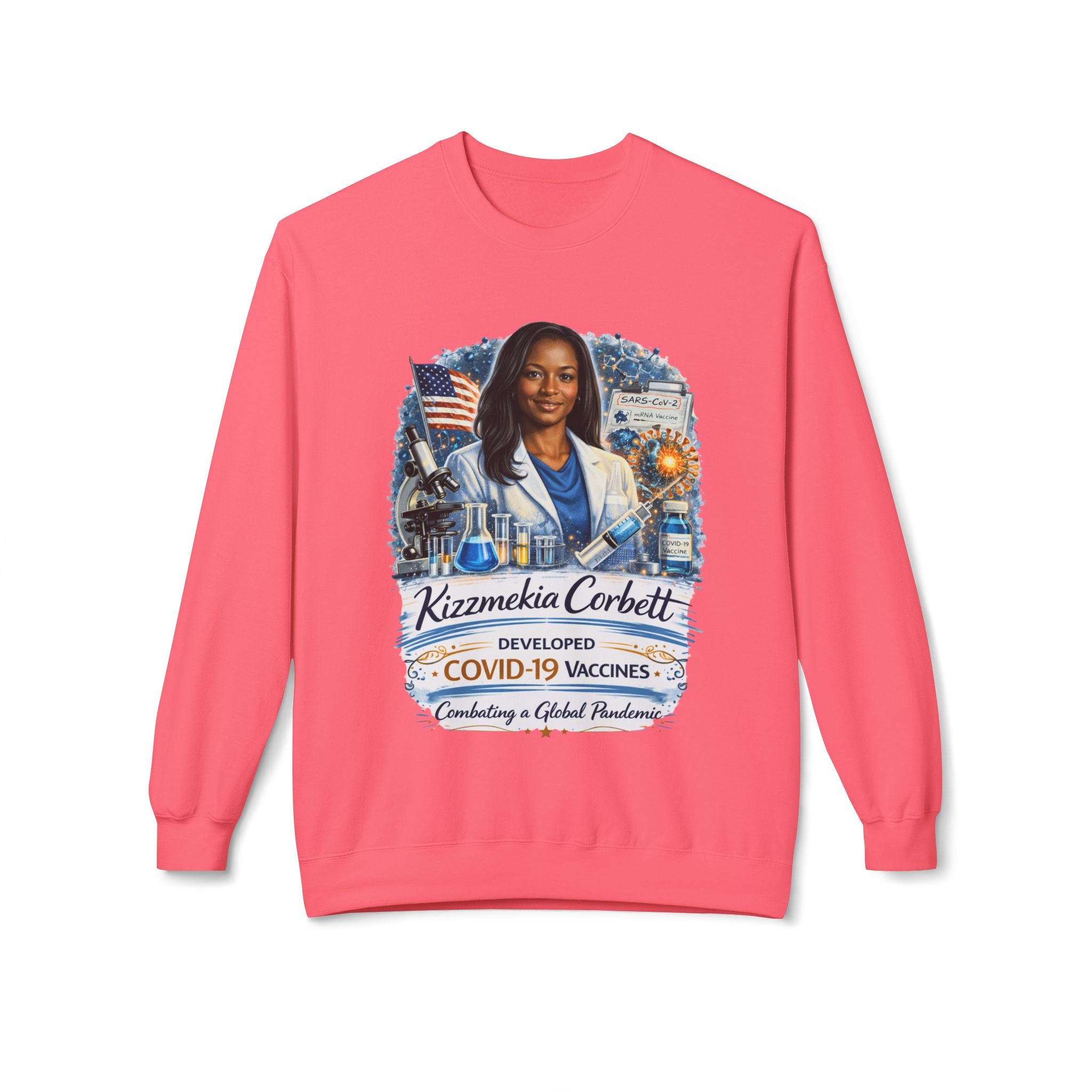 Kizzmekia Corbett Immunologist Tribute Crewneck Sweatshirt