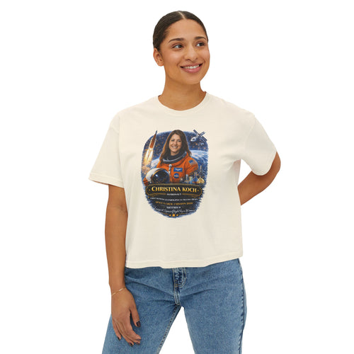 Christina Koch Tribute Women's Boxy Graphic Tee