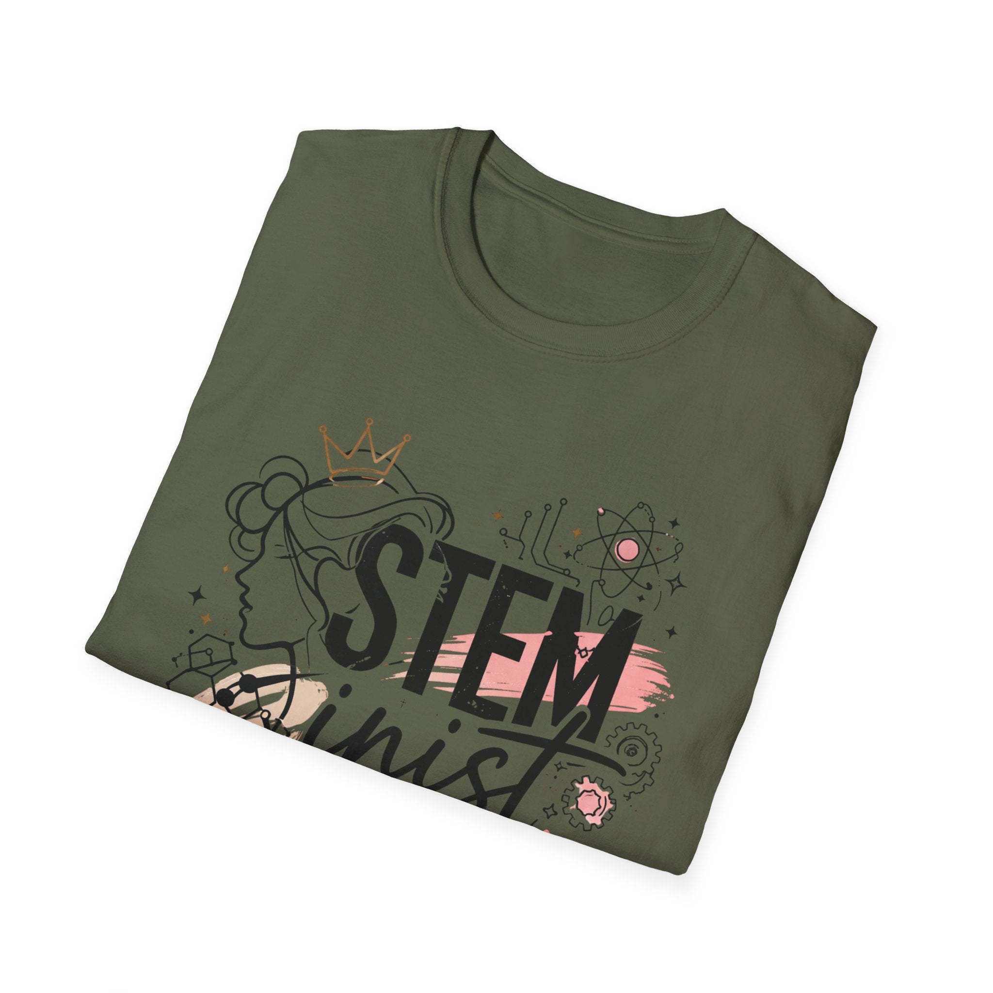 Adult STEMinist T-Shirt — Feminist Science Design for Women in STEM
