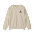 Saint Bernard Christmas Sweatshirt - "big paws, big claus." Holiday Crewneck