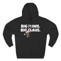 Big Paws, Big Claus St. Bernard Christmas Hoodie