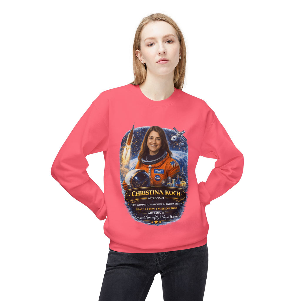 Christina Koch Astronaut Sweatshirt Scientist Tribute Pullover