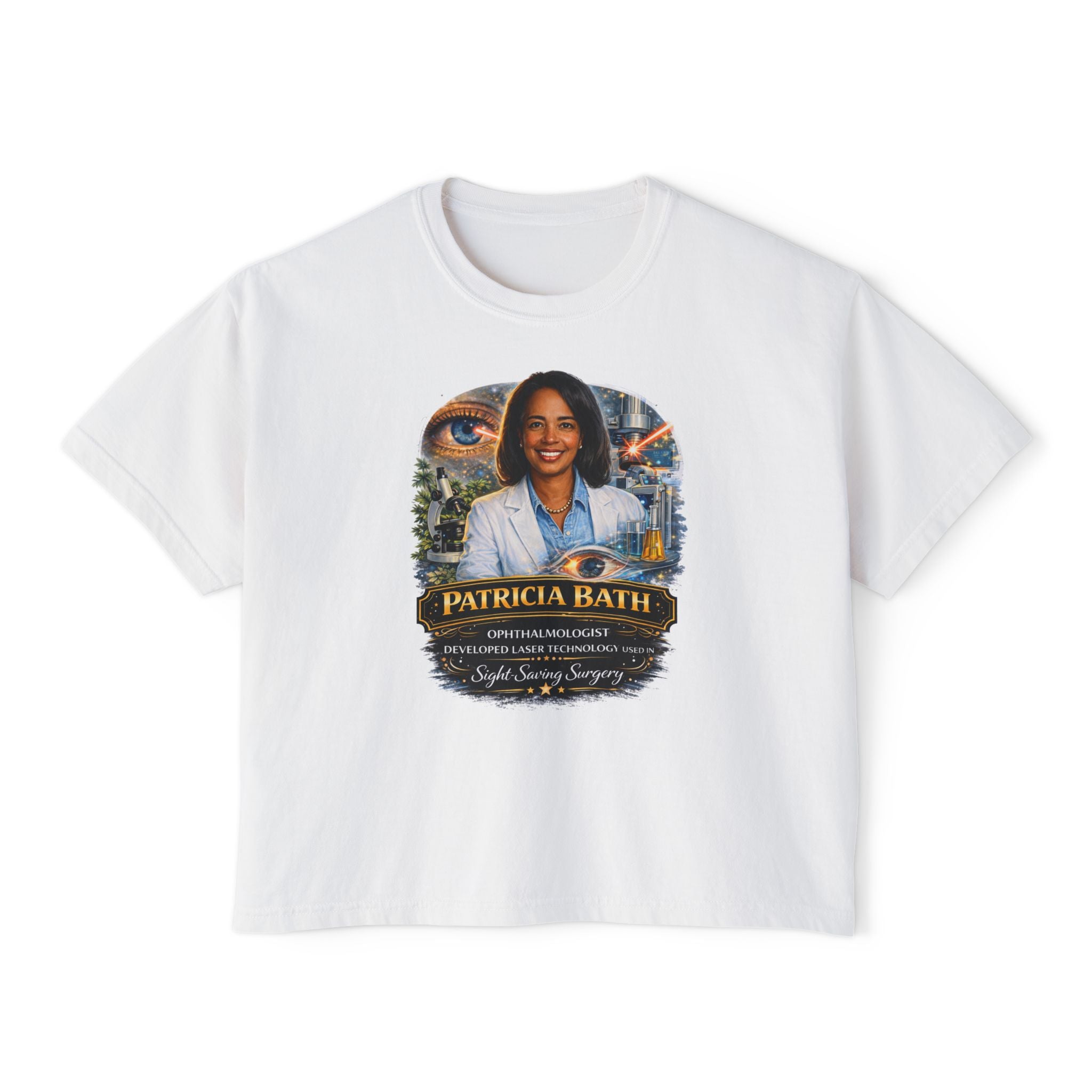 Patricia Bath Ophthalmologist  Tribute Boxy Graphic Tee