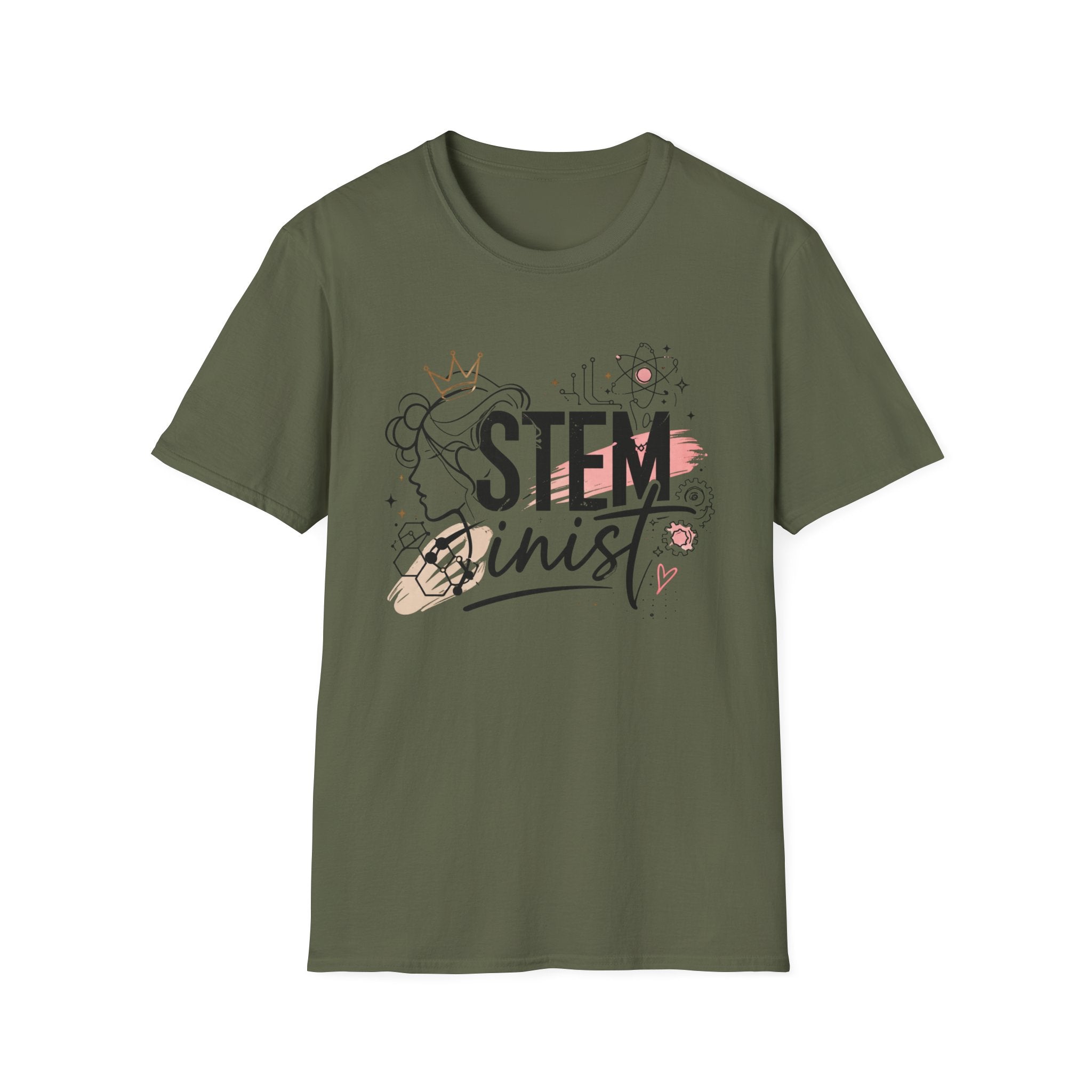 Adult STEMinist T-Shirt — Feminist Science Design for Women in STEM