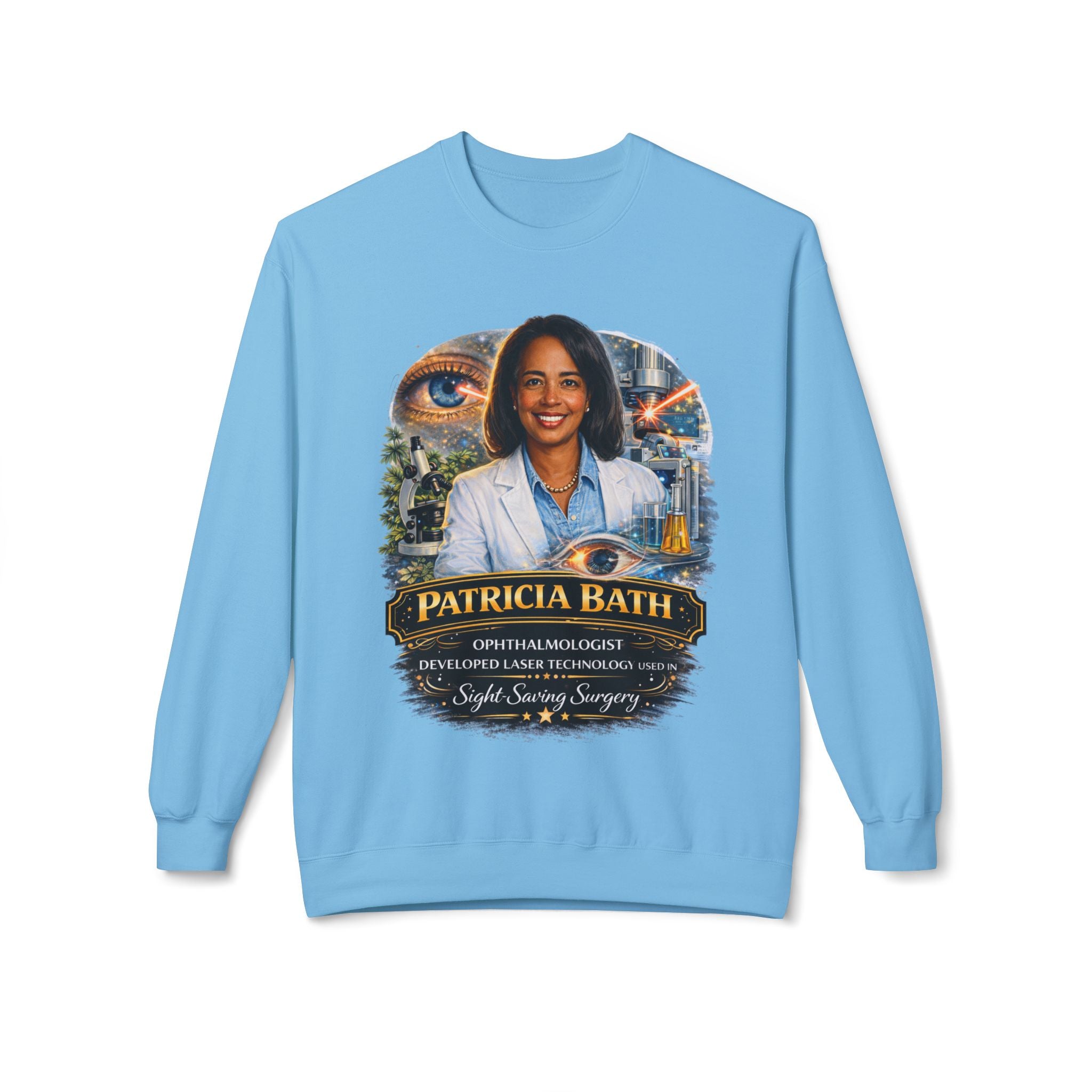 Patricia Bath Ophthalmologist Tribute Crewneck Sweatshirt