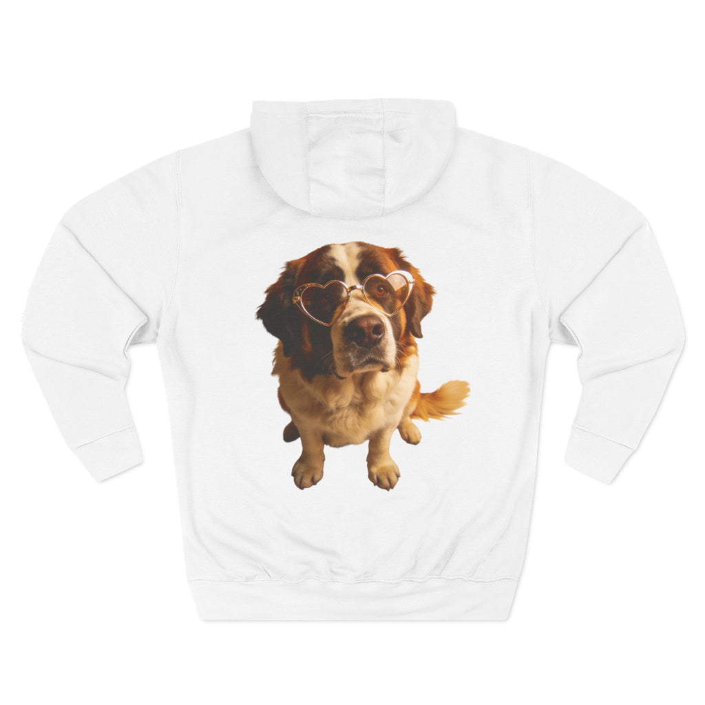 Big Dog, Big Heart-St. Bernard Valentine's Hoodie