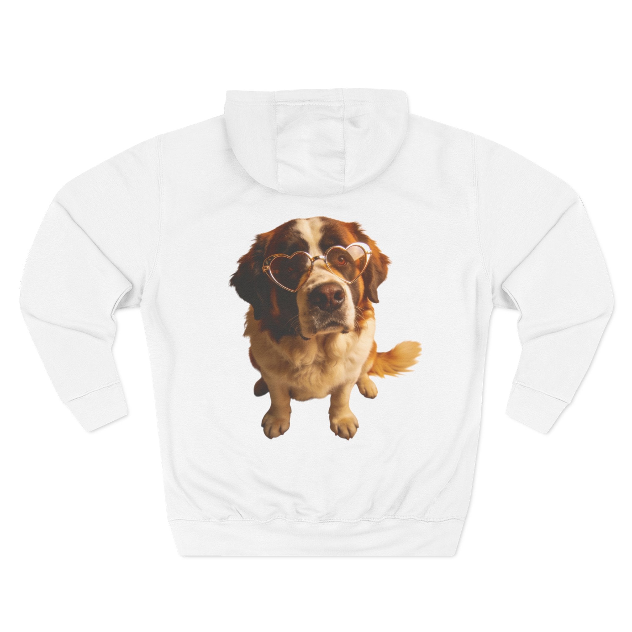 Big Dog, Big Heart-St. Bernard Valentine's Hoodie