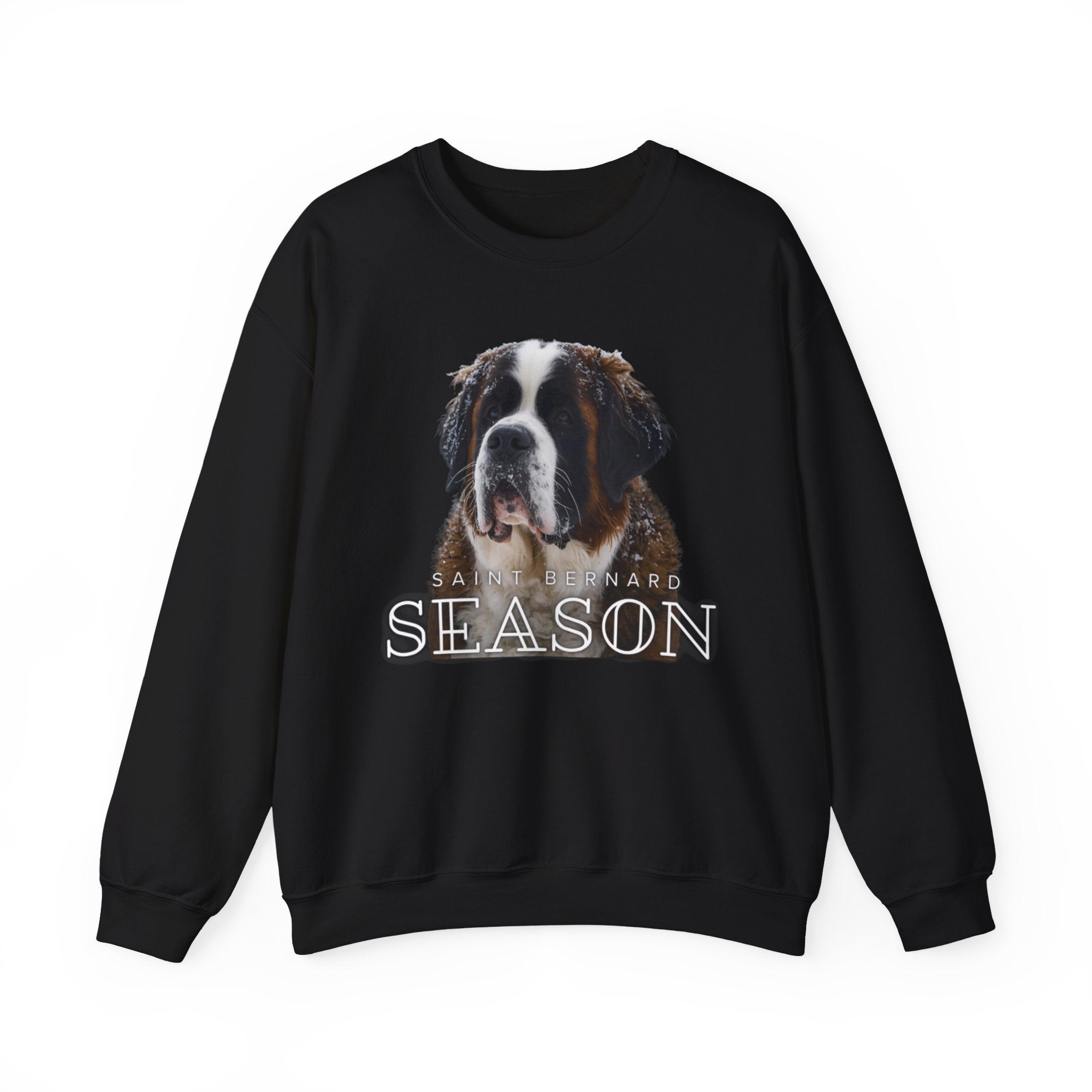 Saint Bernard Season Sweatshirt – Cute Dog Lover Crewneck