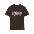 Adult STEMinist Graffiti T-Shirt — Feminist Science Design for Women in STEM