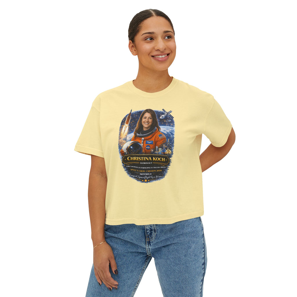 Christina Koch Tribute Women's Boxy Graphic Tee