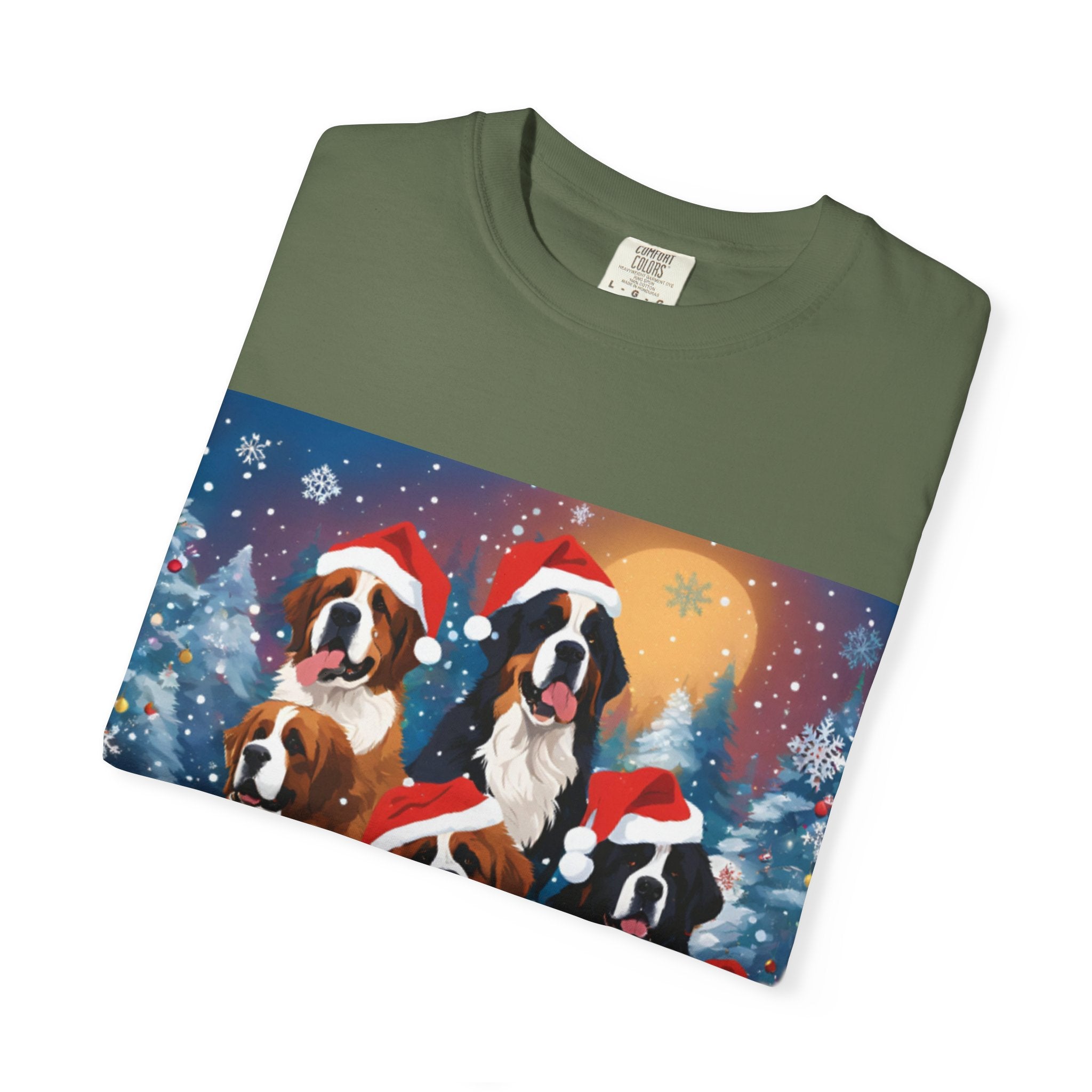 Santa Saints, Pups, & Bernese