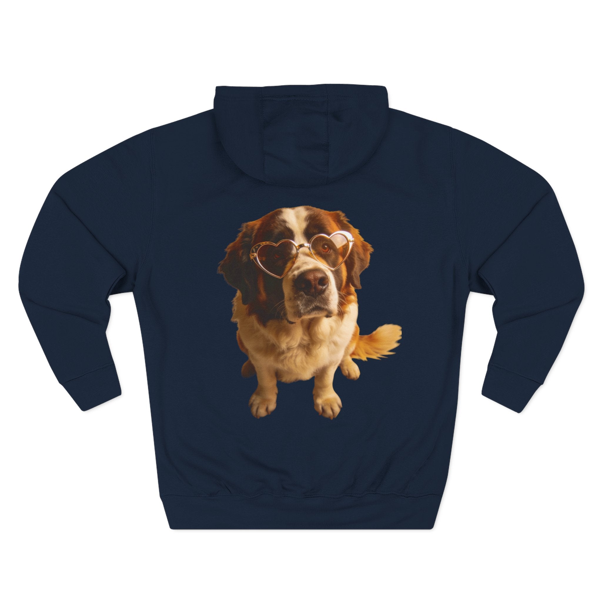 Big Dog, Big Heart-St. Bernard Valentine's Hoodie