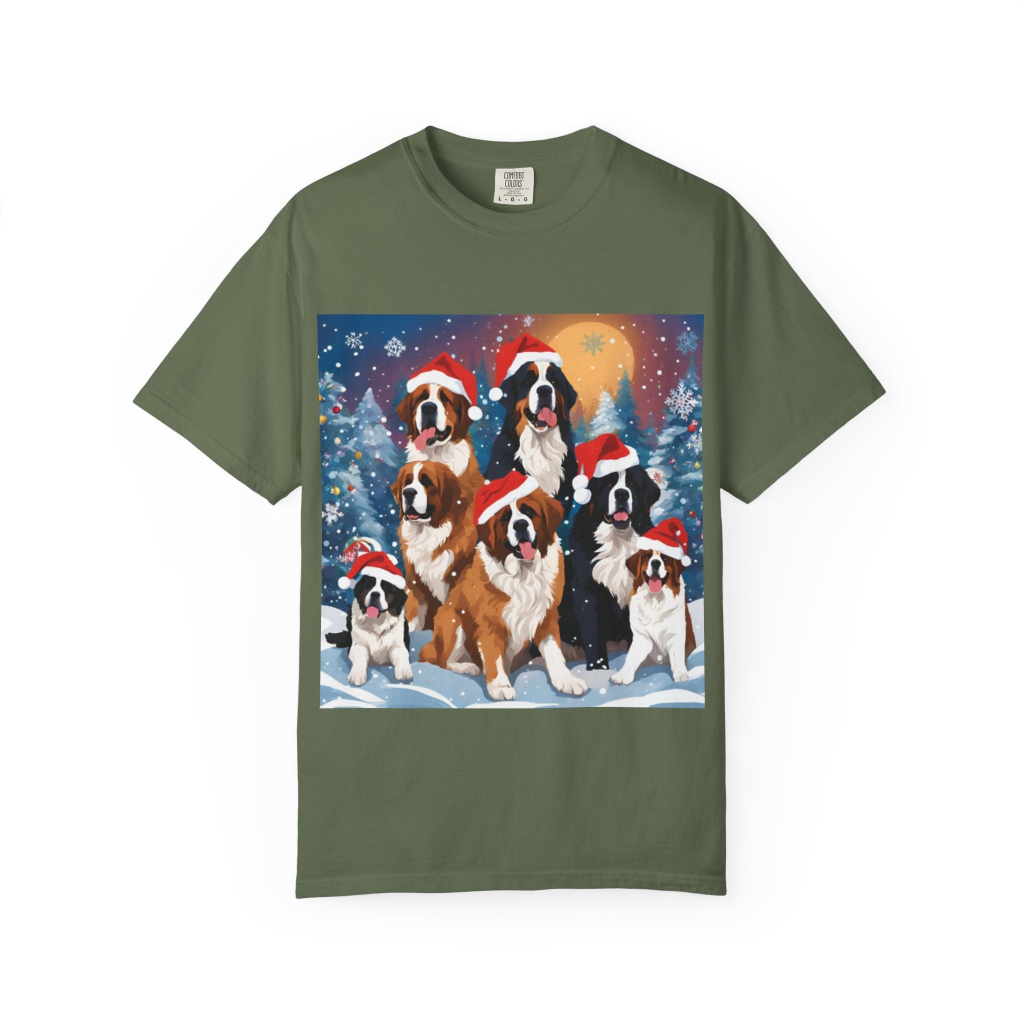 Santa Saints, Pups, & Bernese