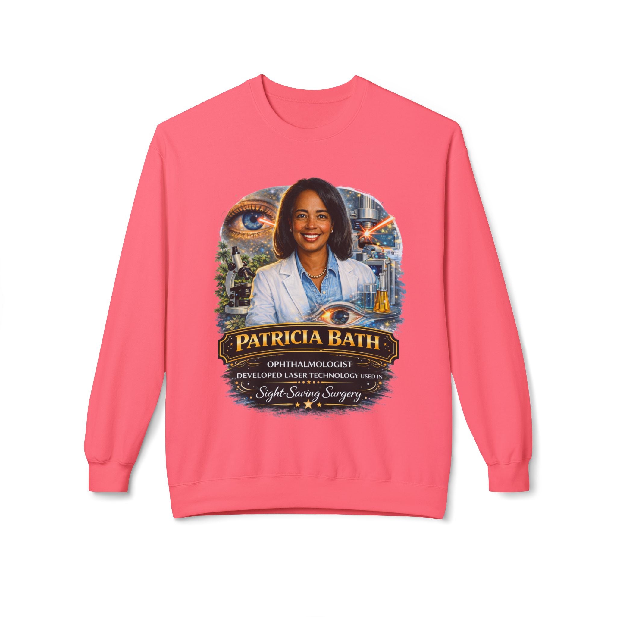 Patricia Bath Ophthalmologist Tribute Crewneck Sweatshirt