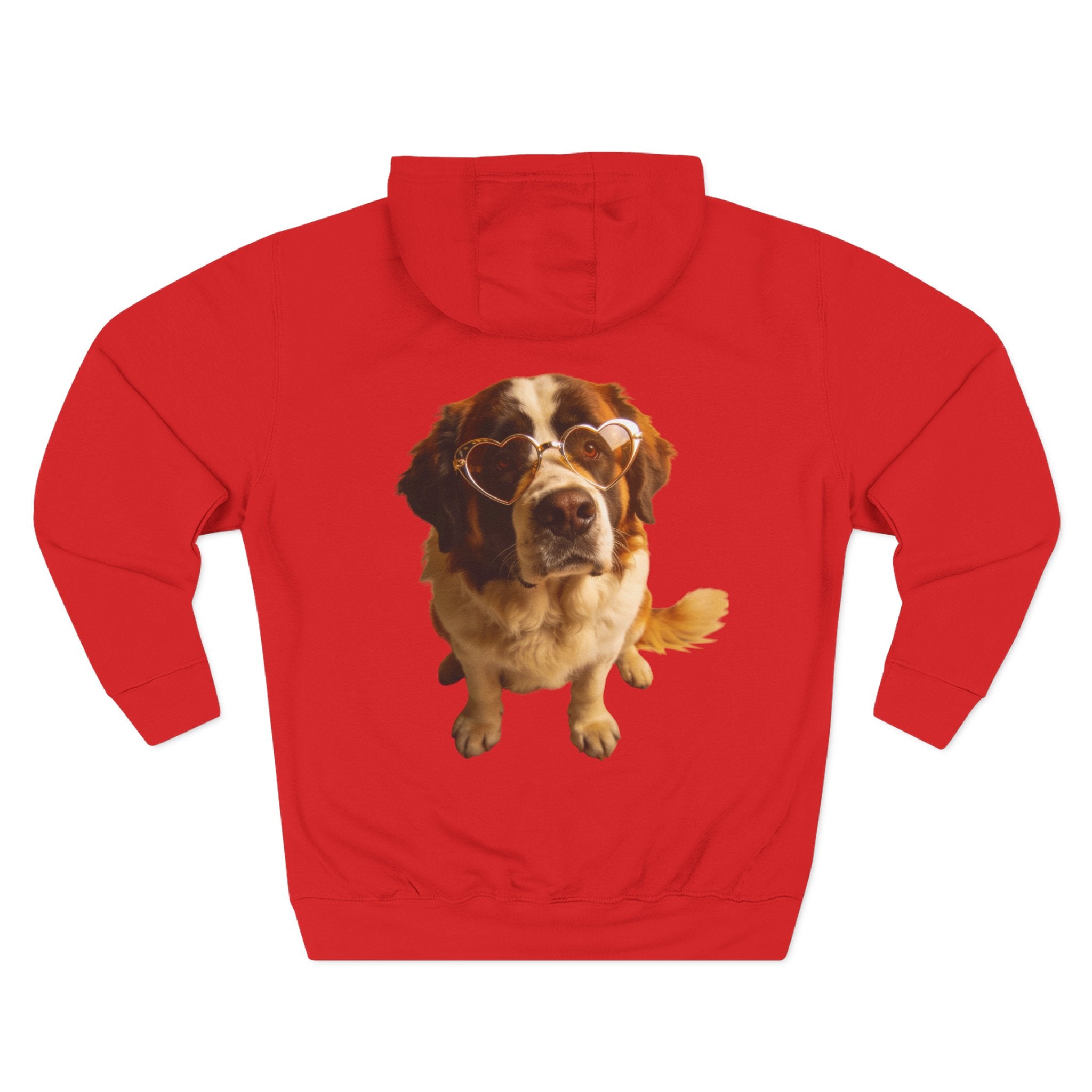Big Dog, Big Heart-St. Bernard Valentine's Hoodie