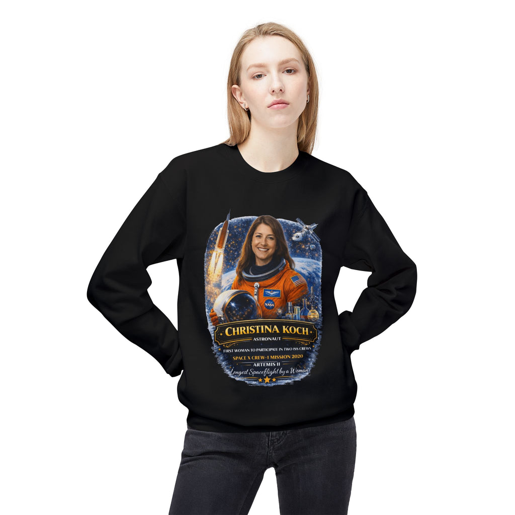 Christina Koch Astronaut Sweatshirt Scientist Tribute Pullover