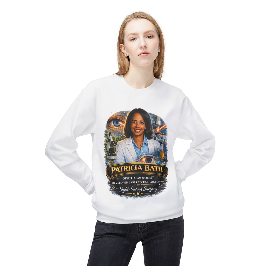 Patricia Bath Ophthalmologist Tribute Crewneck Sweatshirt