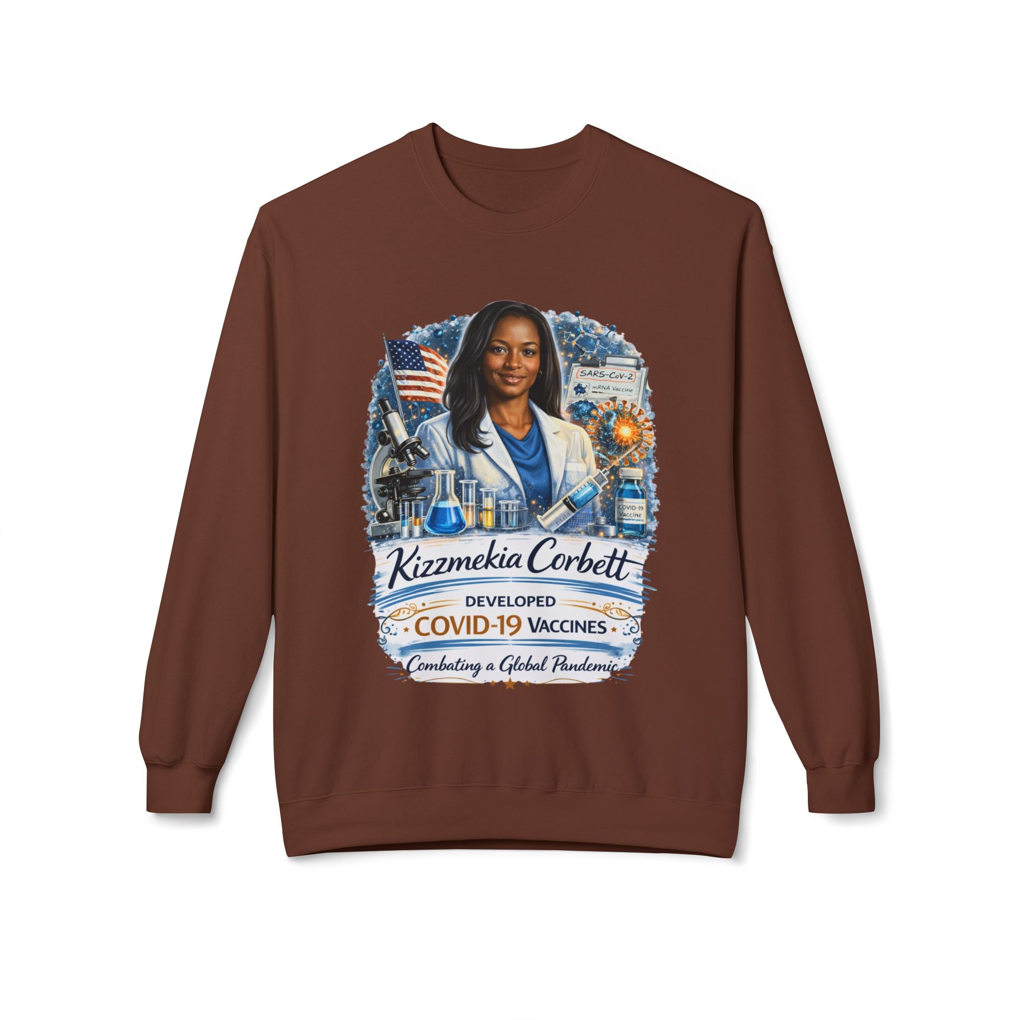 Kizzmekia Corbett Immunologist Tribute Crewneck Sweatshirt