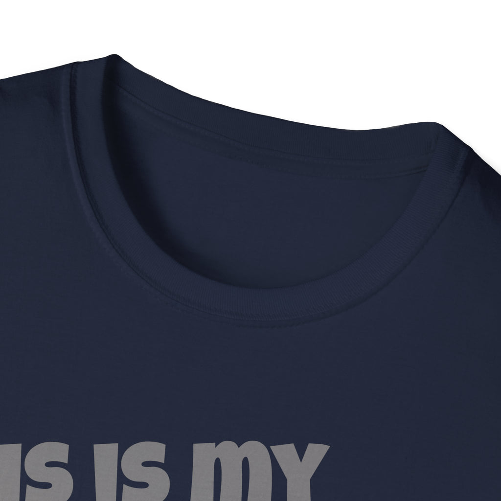 Saint Bernard This Is My Happy Face T-Shirt | Dog Mom Tee