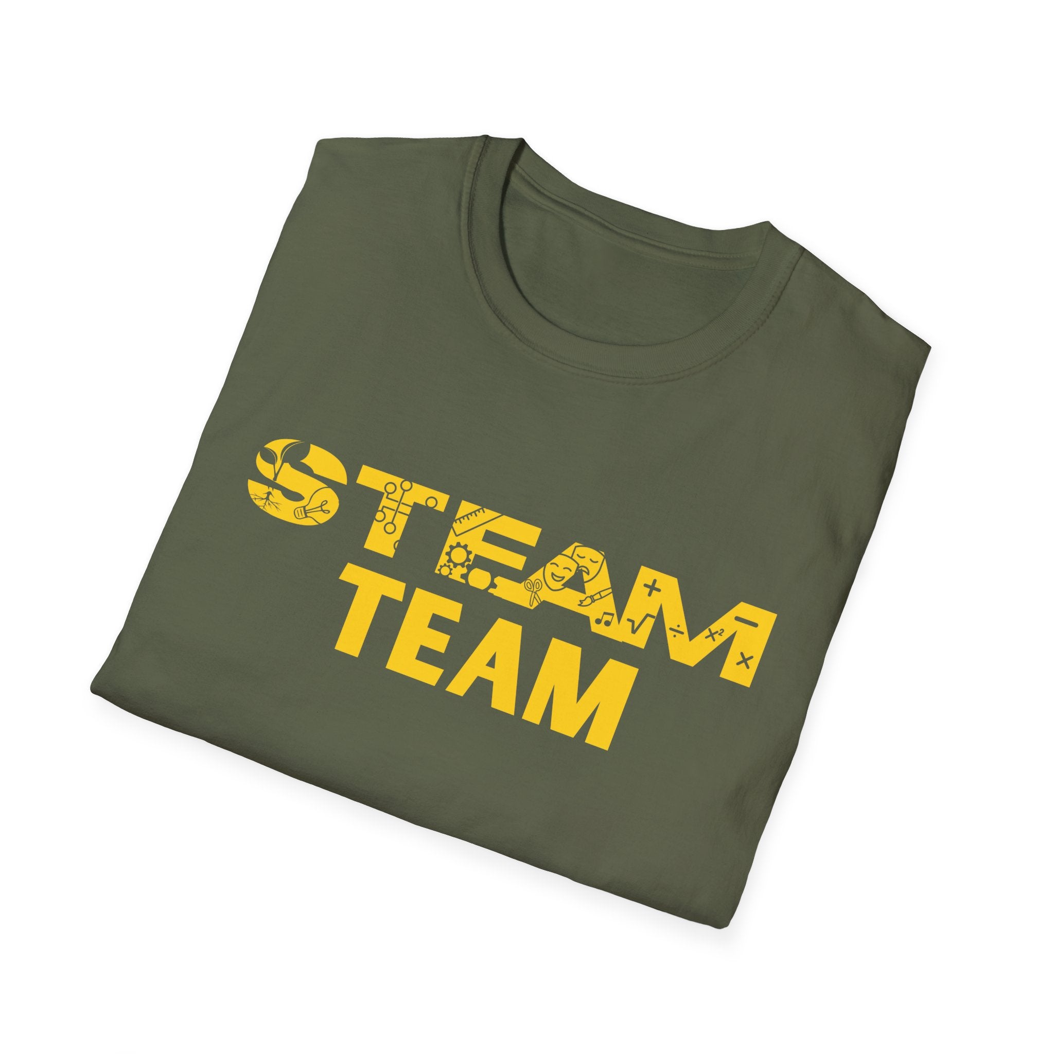 STEAM Team T-Shirt | Science Engineering Math Art Tech Tee