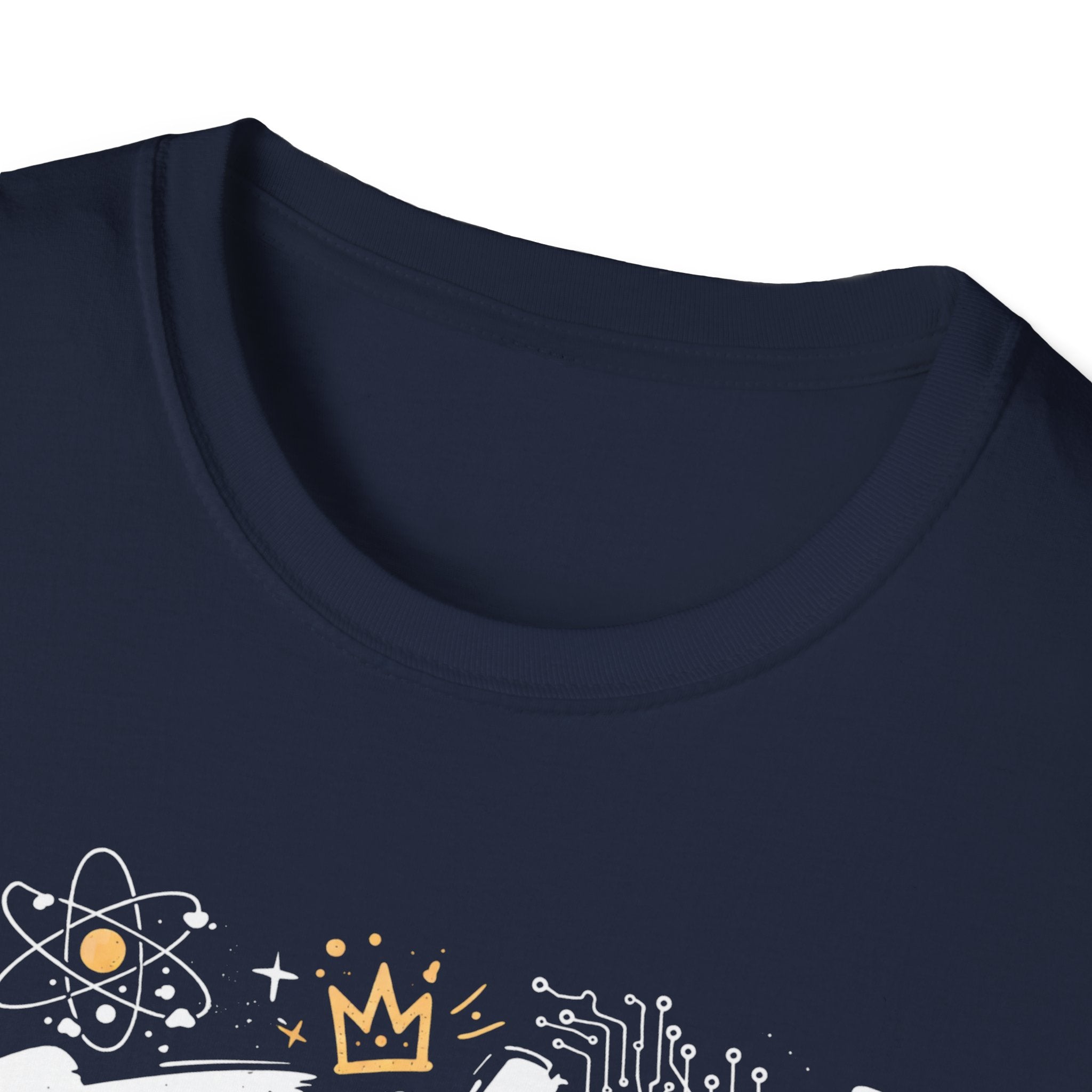 Adult STEMinist Graffiti T-Shirt — Feminist Science Design for Women in STEM