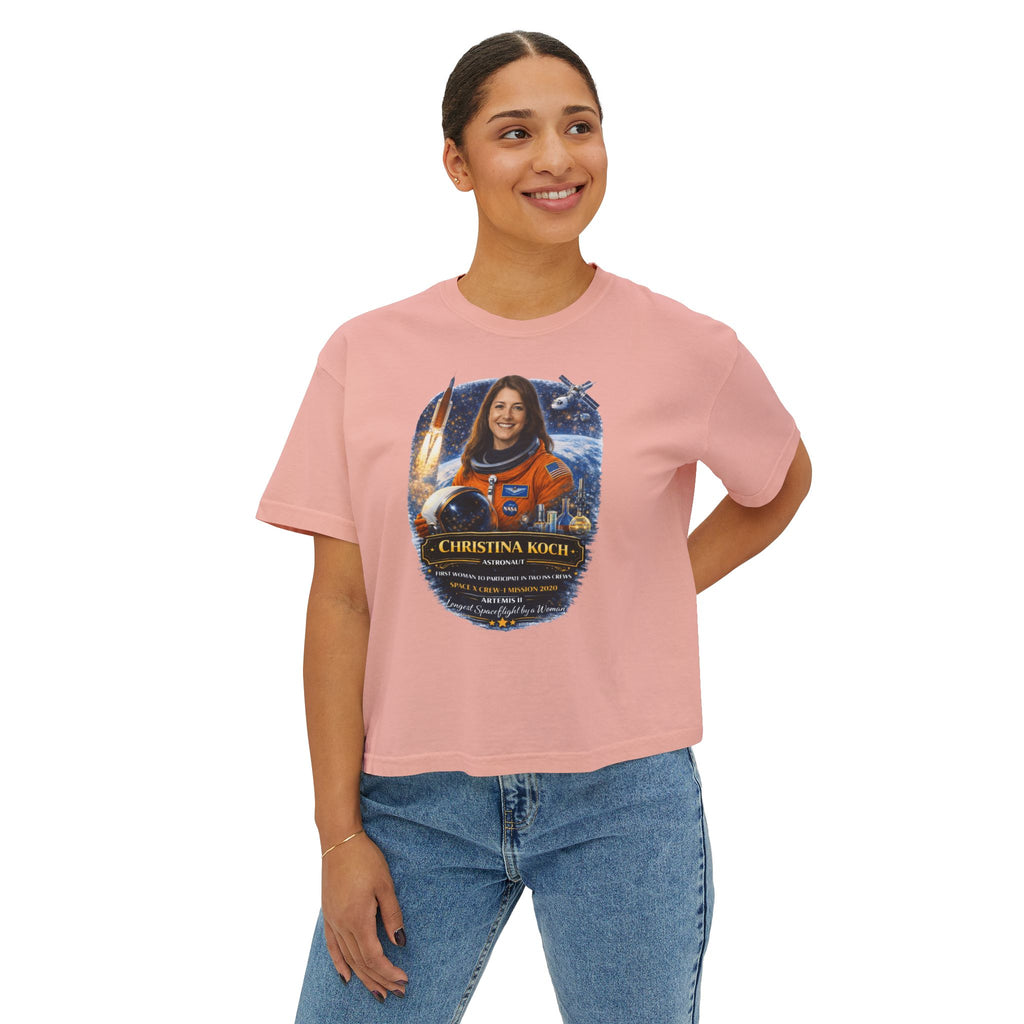 Christina Koch Tribute Women's Boxy Graphic Tee