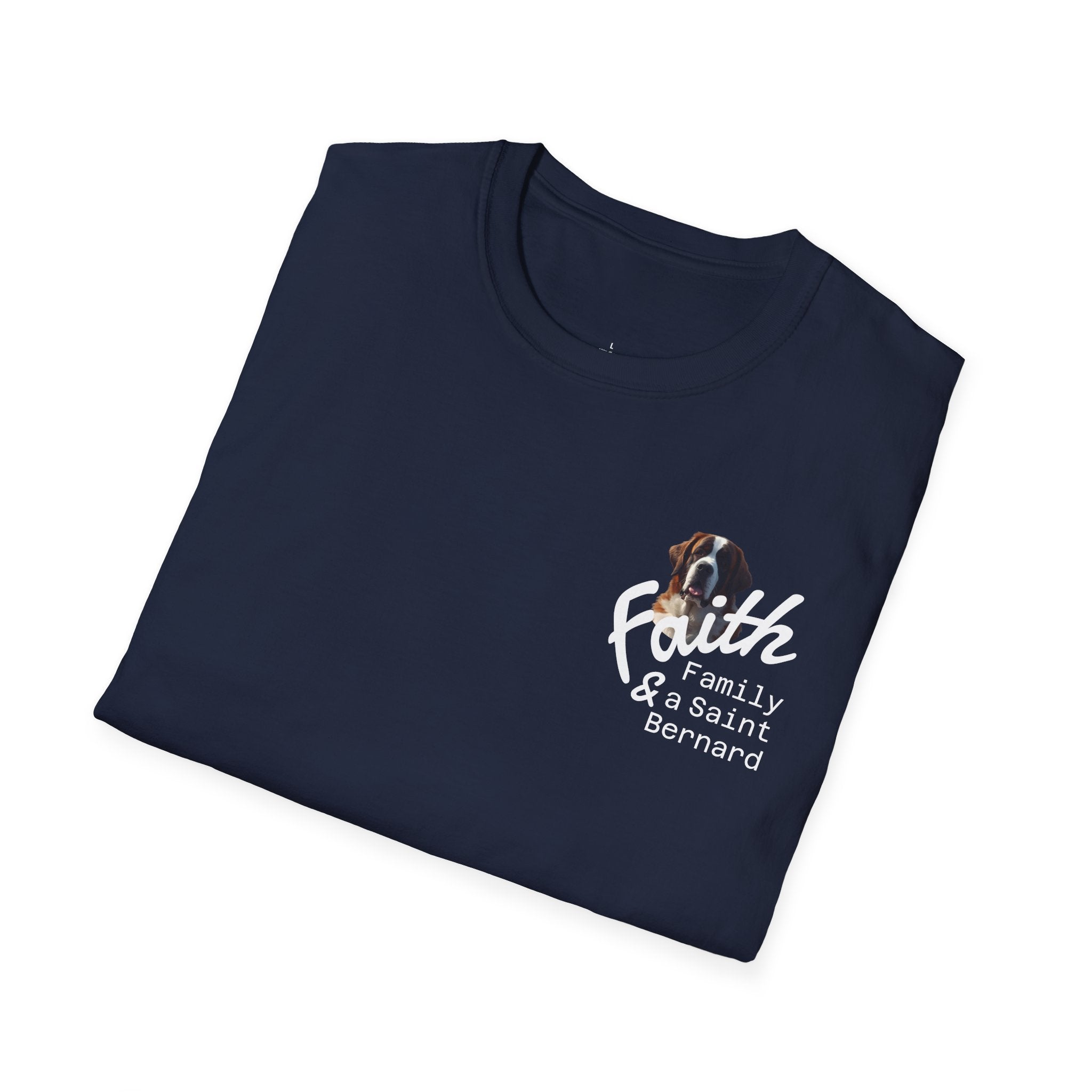Faith Family and A Saint Bernard T-Shirt | Dog Necessities Life