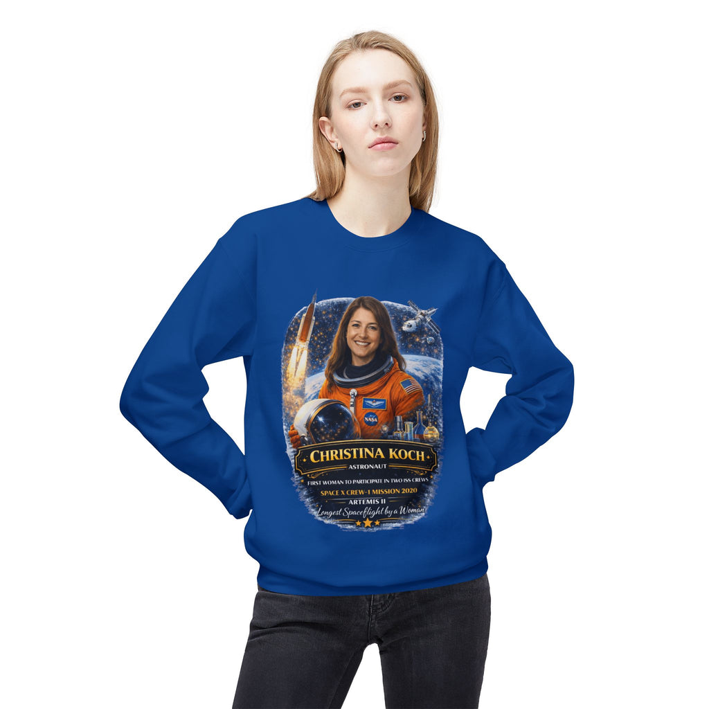 Christina Koch Astronaut Sweatshirt Scientist Tribute Pullover