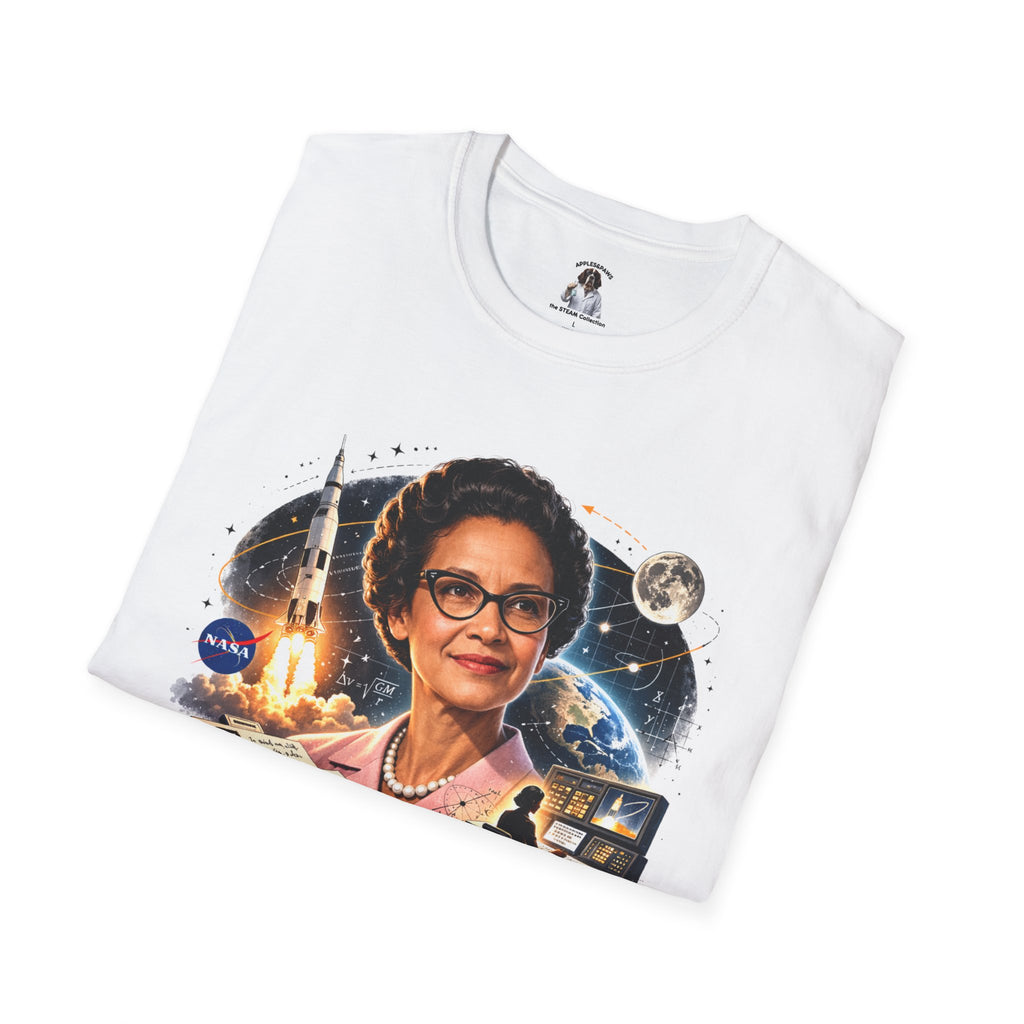 Katherine Johnson Tribute T-Shirt — Celebrating ‘Calculated the Path to the Moon’ NASA Math Pioneer