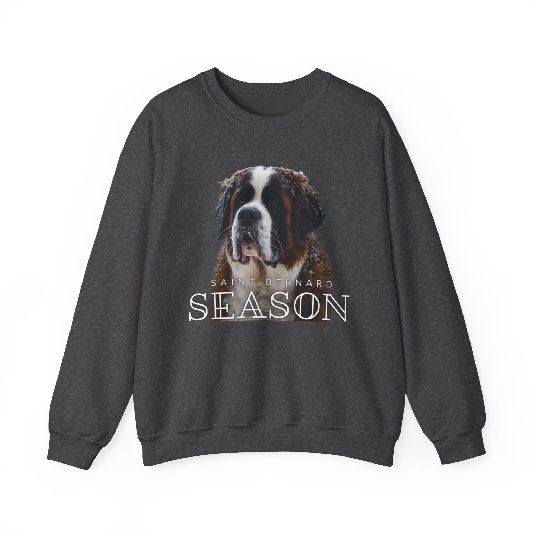 Saint Bernard Season Sweatshirt – Cute Dog Lover Crewneck