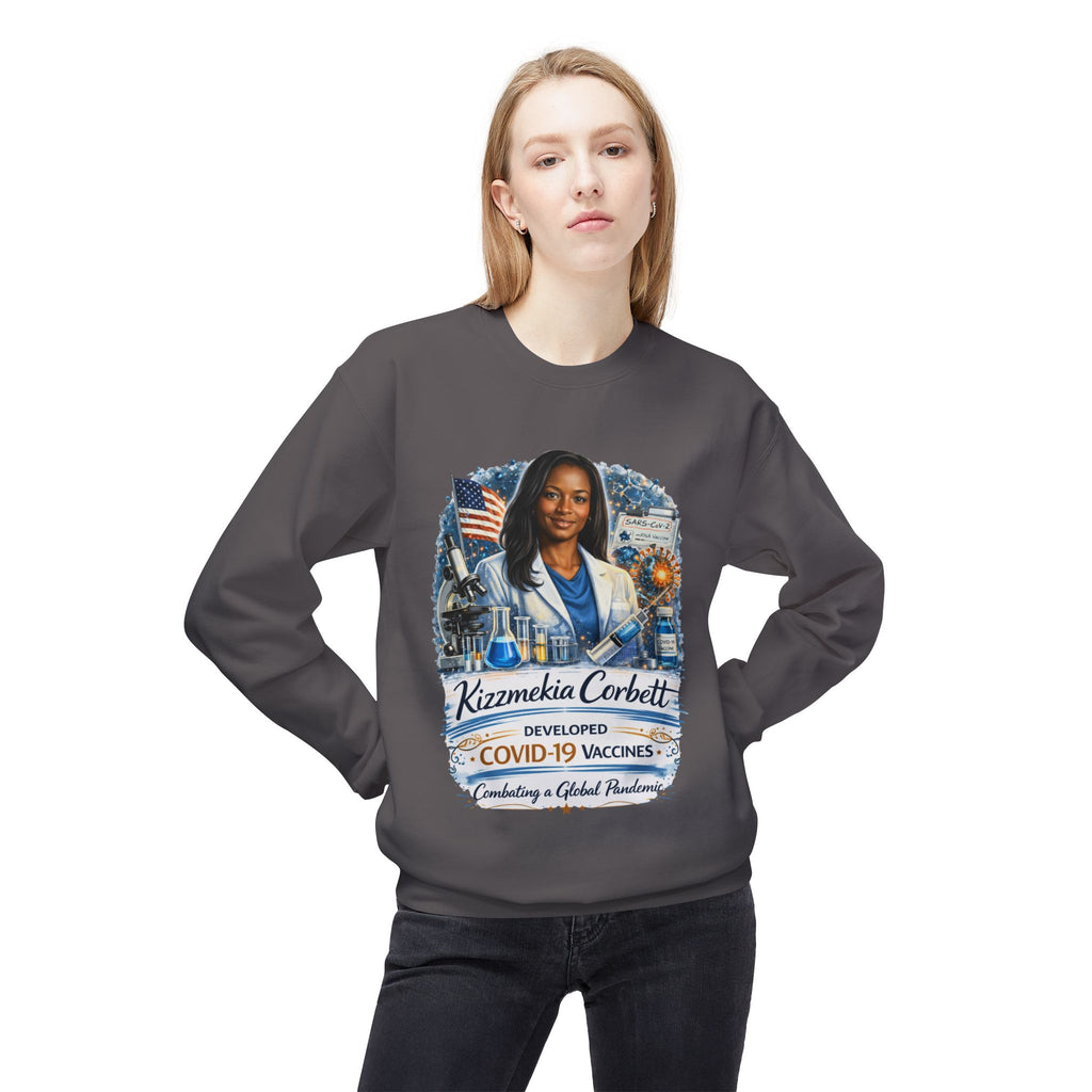 Kizzmekia Corbett Immunologist Tribute Crewneck Sweatshirt