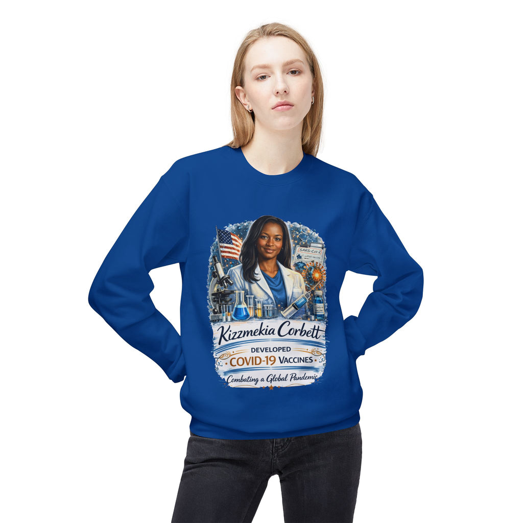 Kizzmekia Corbett Immunologist Tribute Crewneck Sweatshirt