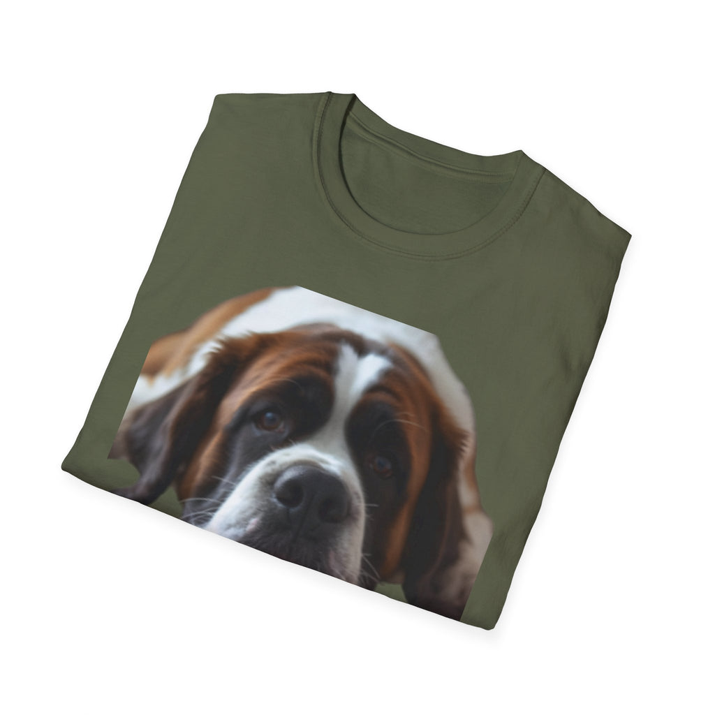 Saint Bernard Here for the Snuggles T-Shirt | Dog Parent Tee