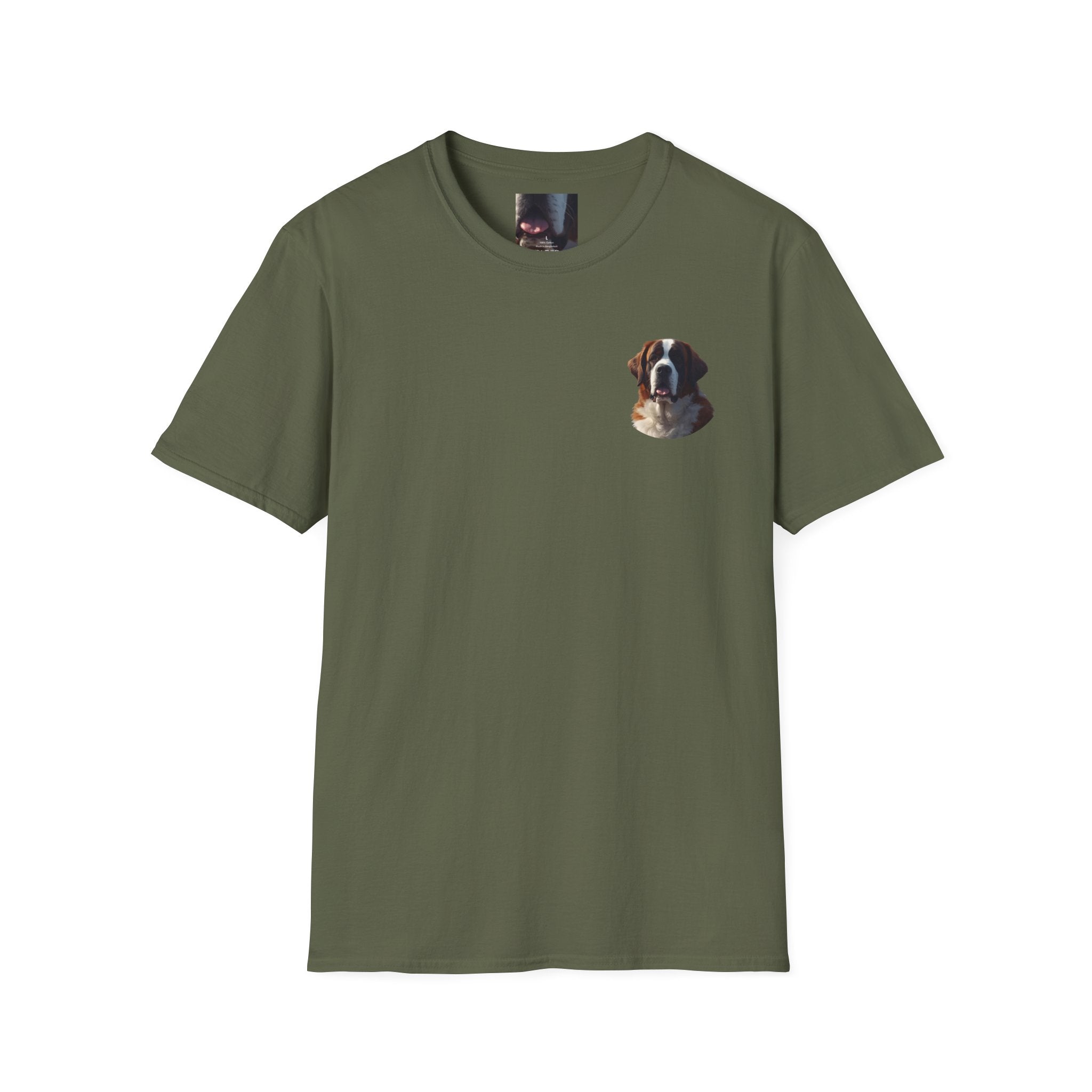 Faith Family and A Saint Bernard T-Shirt | Saint Bernard Dog Shirt