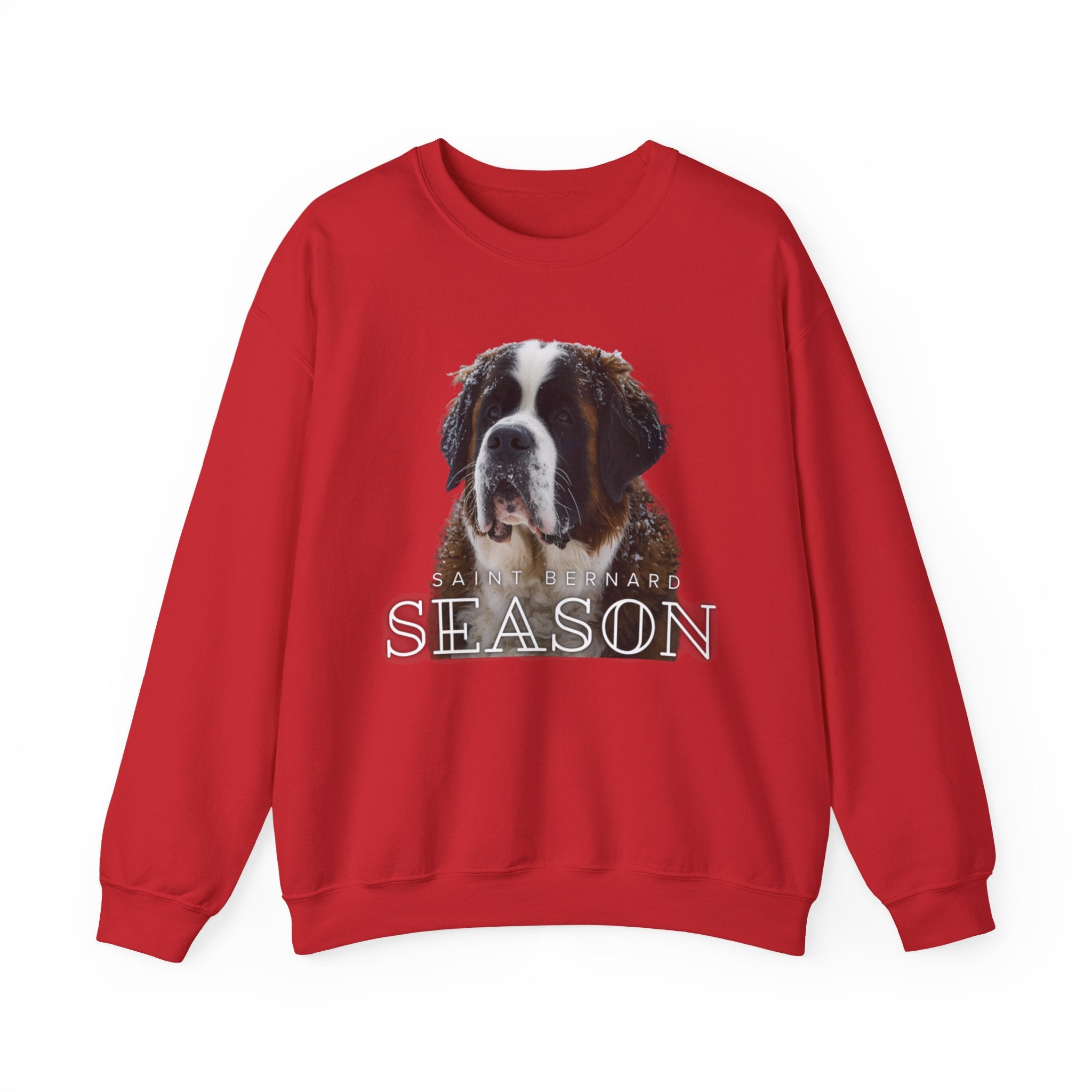 Saint Bernard Season Sweatshirt – Cute Dog Lover Crewneck
