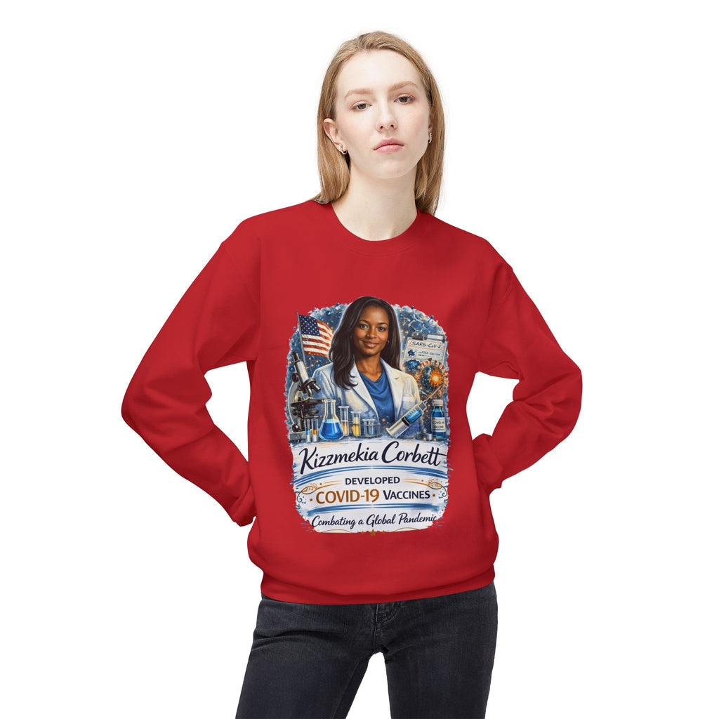 Kizzmekia Corbett Immunologist Tribute Crewneck Sweatshirt